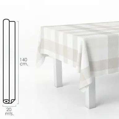 MANTEL ANTIMANCHAS HULE ROLLO 140 X