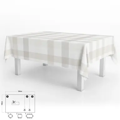 MANTEL ANTIMANCHAS HULE RECTANGULAR