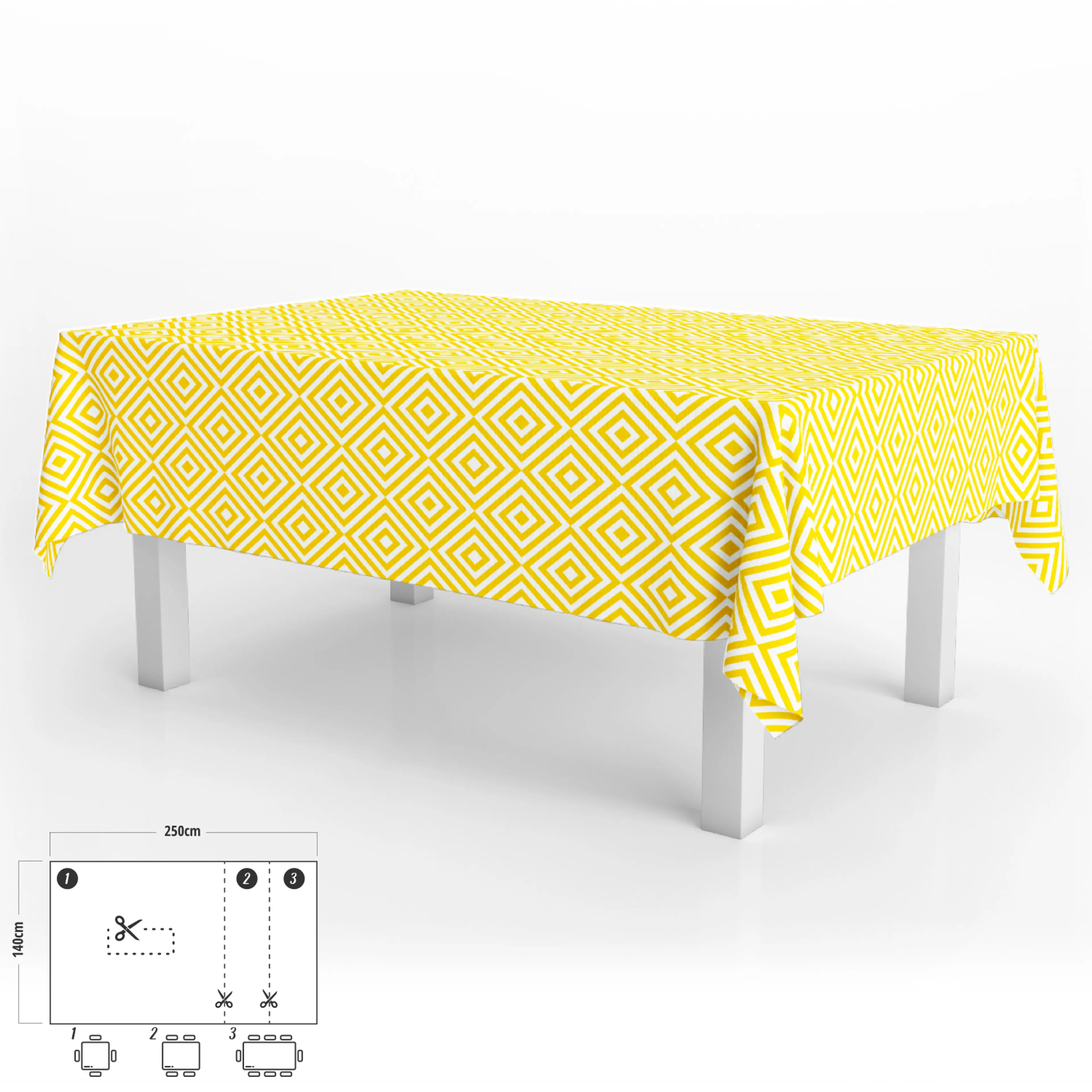 MANTEL ANTIMANCHAS HULE RECTANGULAR