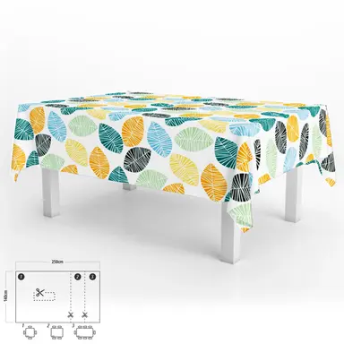 MANTEL ANTIMANCHAS HULE RECTANGULAR
