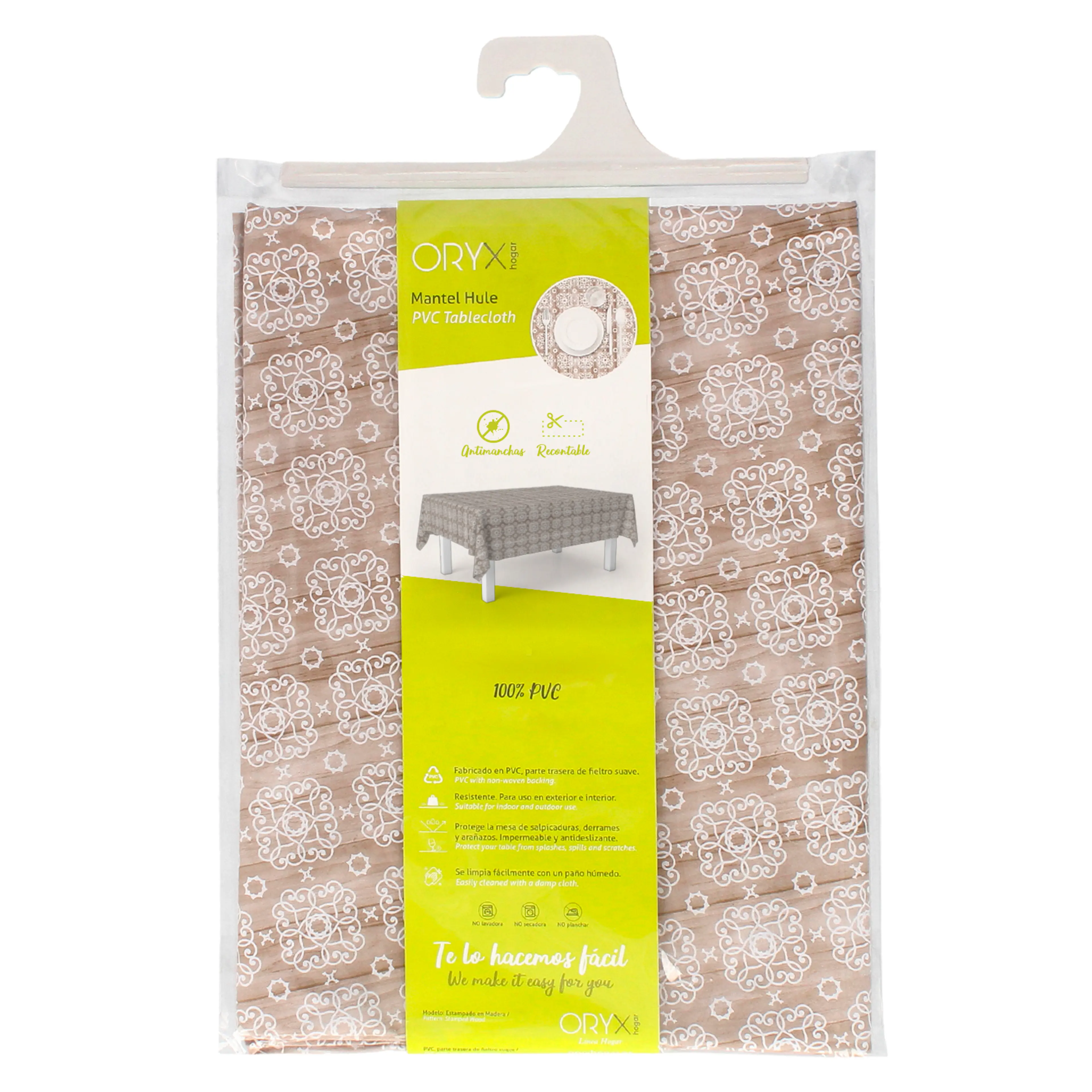 MANTEL ANTIMANCHAS HULE RECTANGULAR