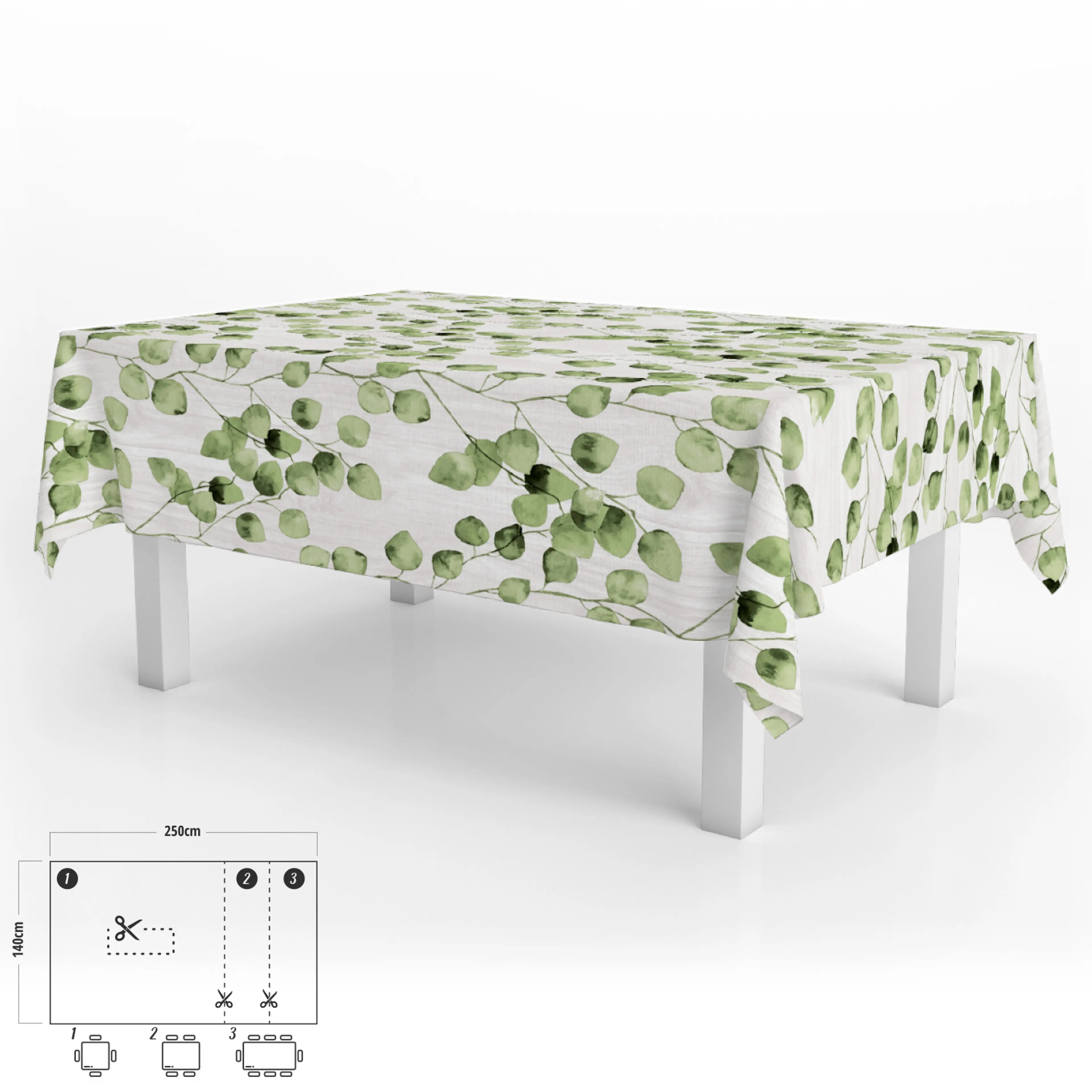 MANTEL ANTIMANCHAS HULE RECTANGULAR
