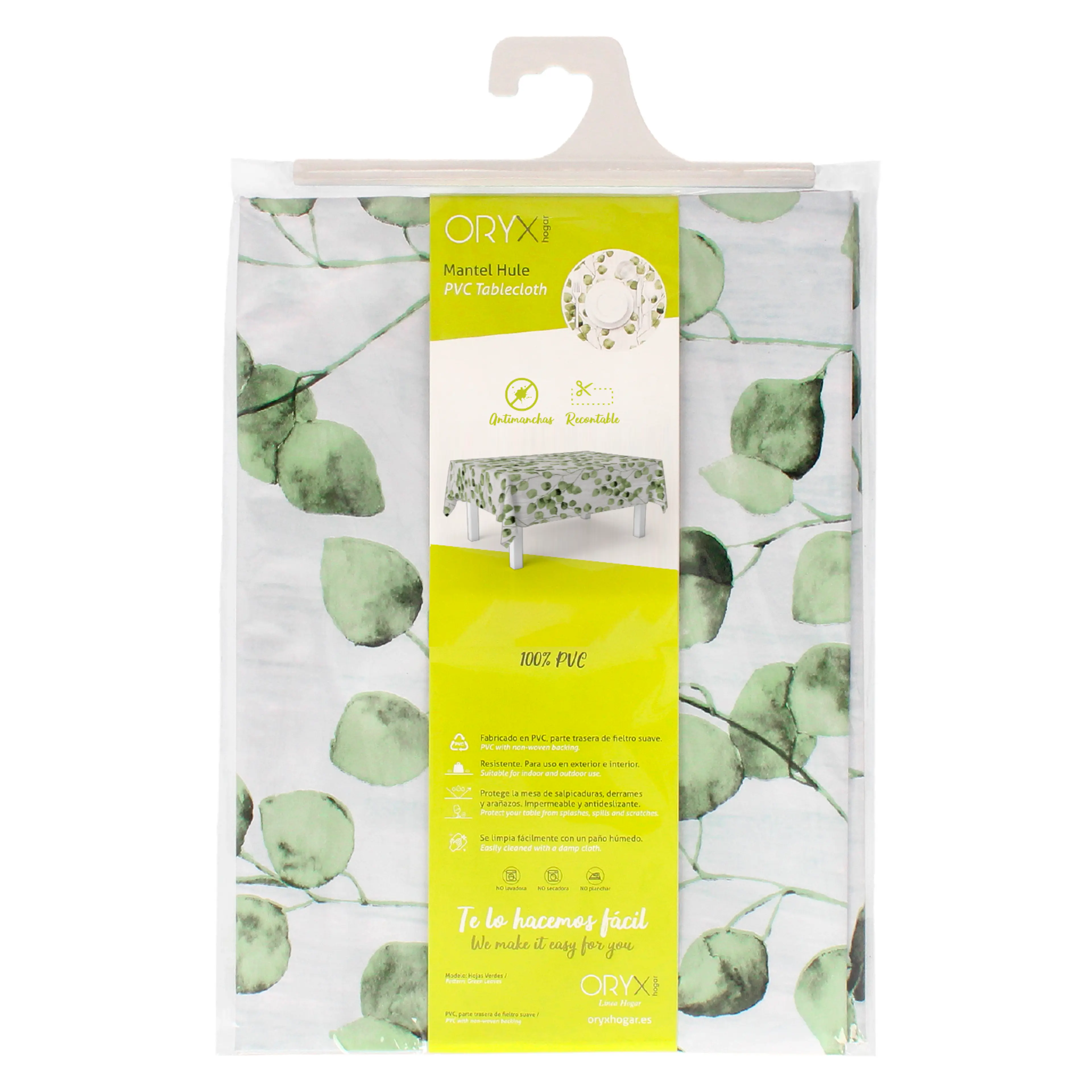 MANTEL ANTIMANCHAS HULE RECTANGULAR