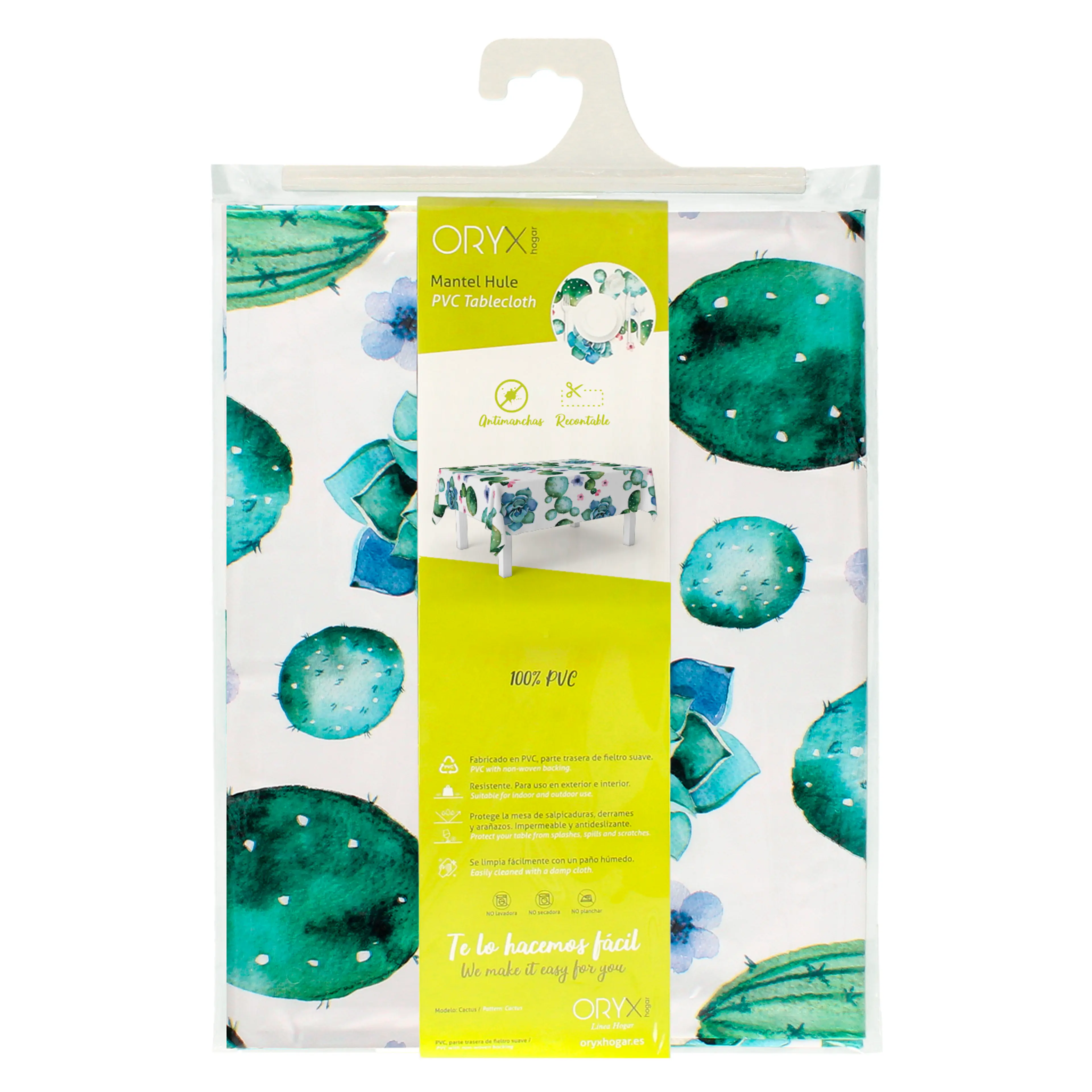 MANTEL ANTIMANCHAS HULE RECTANGULAR