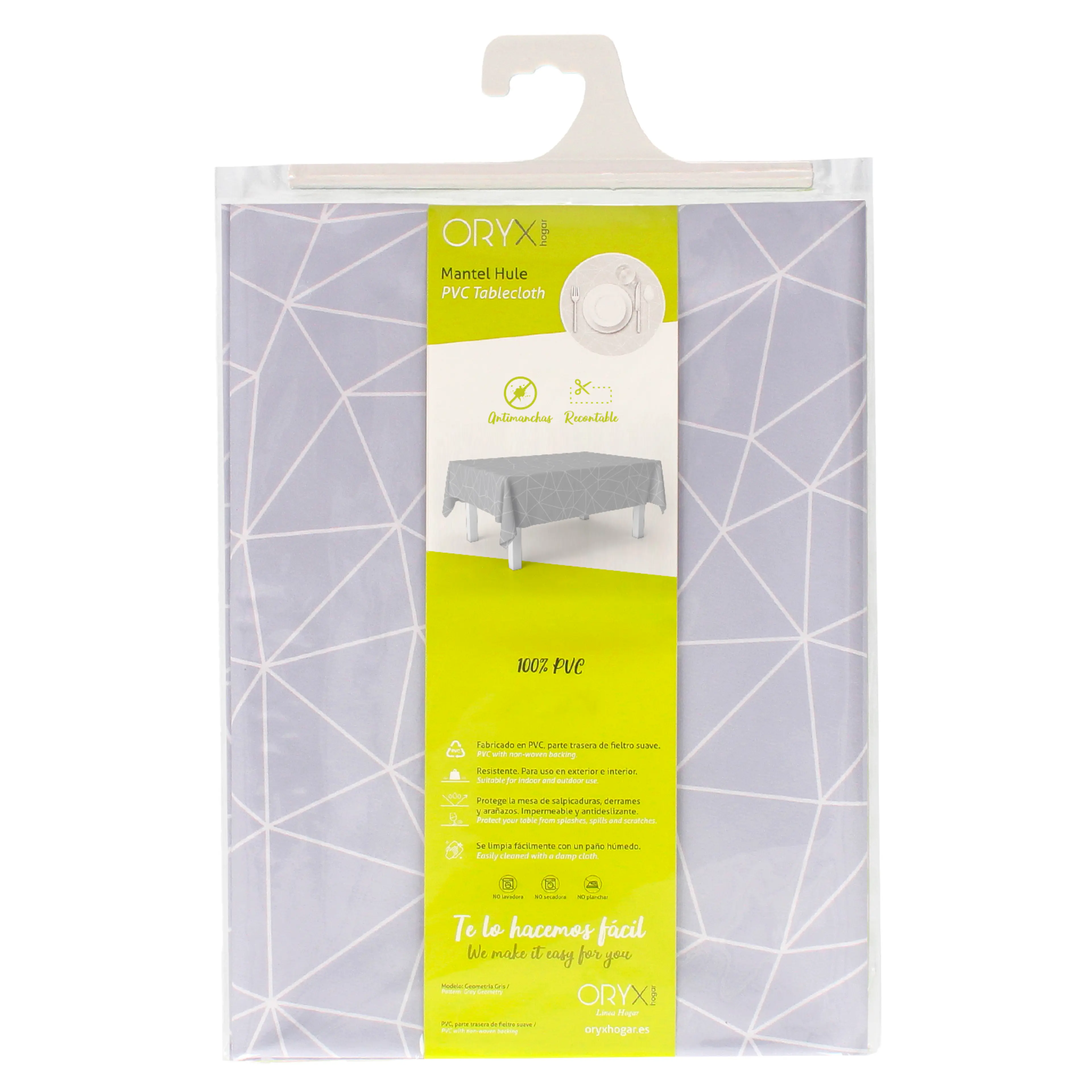 MANTEL ANTIMANCHAS HULE RECTANGULAR