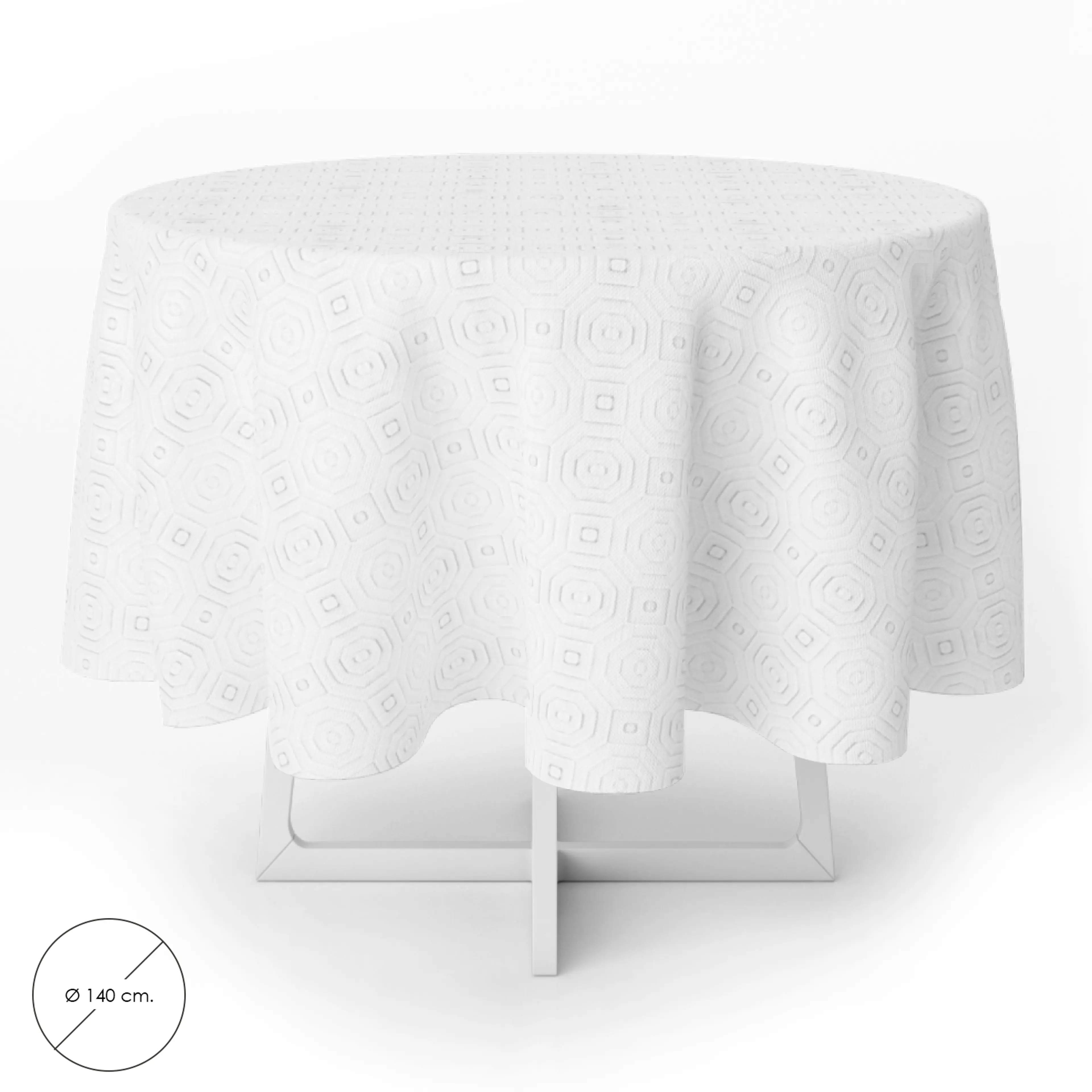 MANTEL ANTIMANCHAS HULE MULETON RED