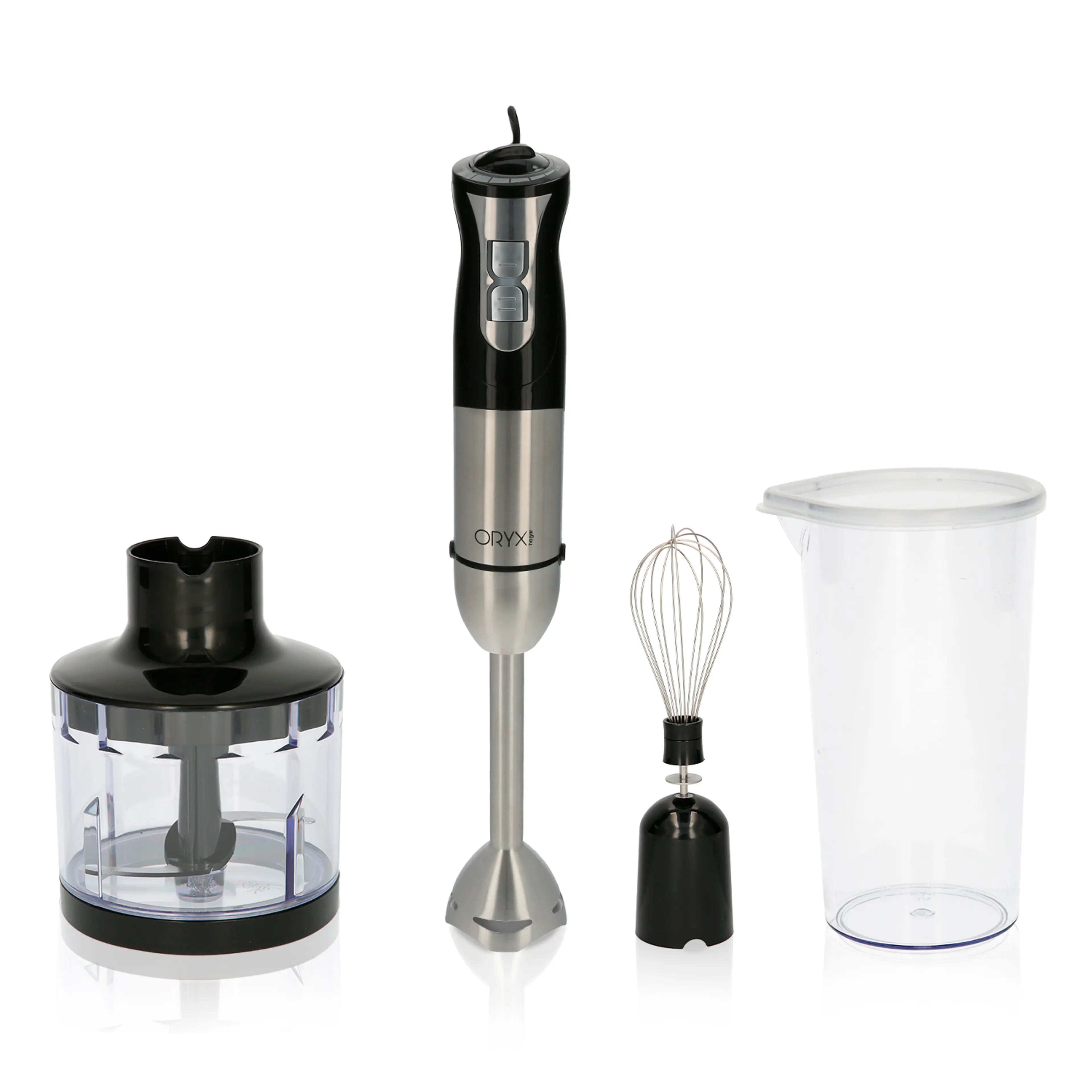 BATIDORA DE MANO 1000 W. CON ACCESO