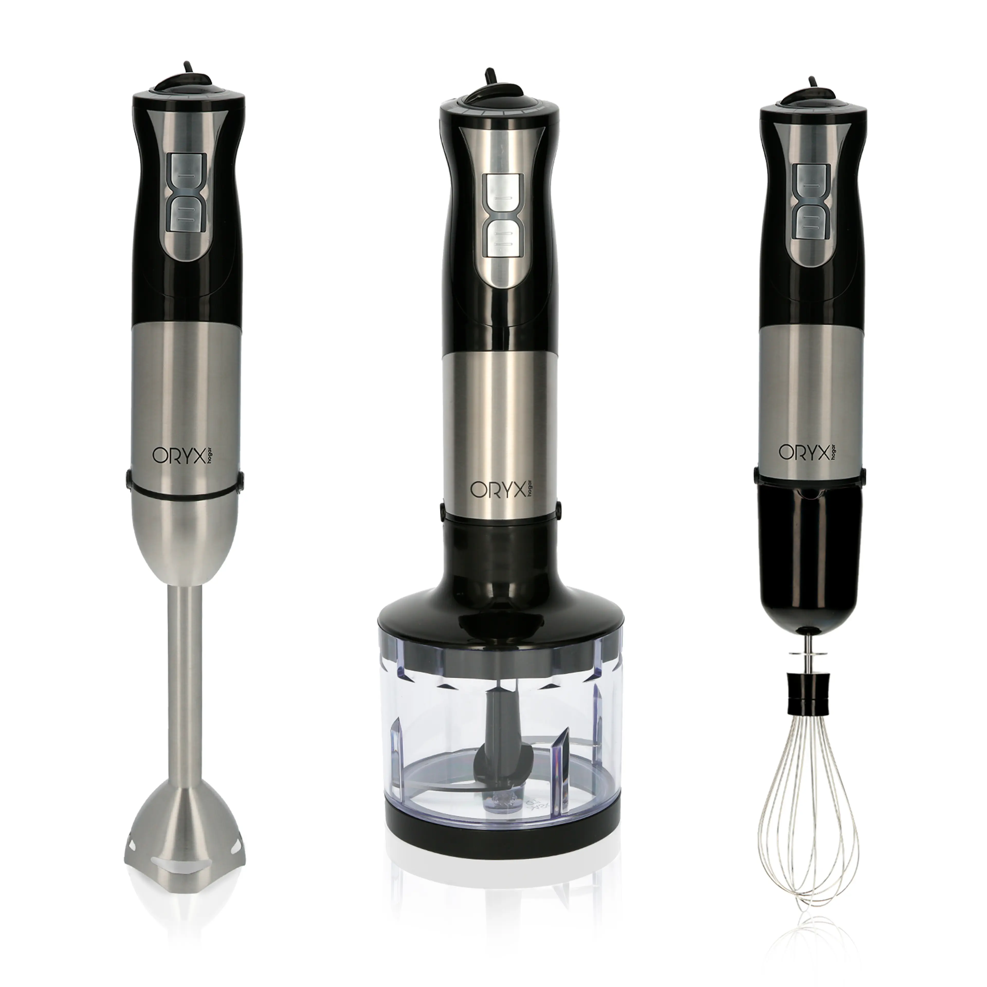 BATIDORA DE MANO 1000 W. CON ACCESO