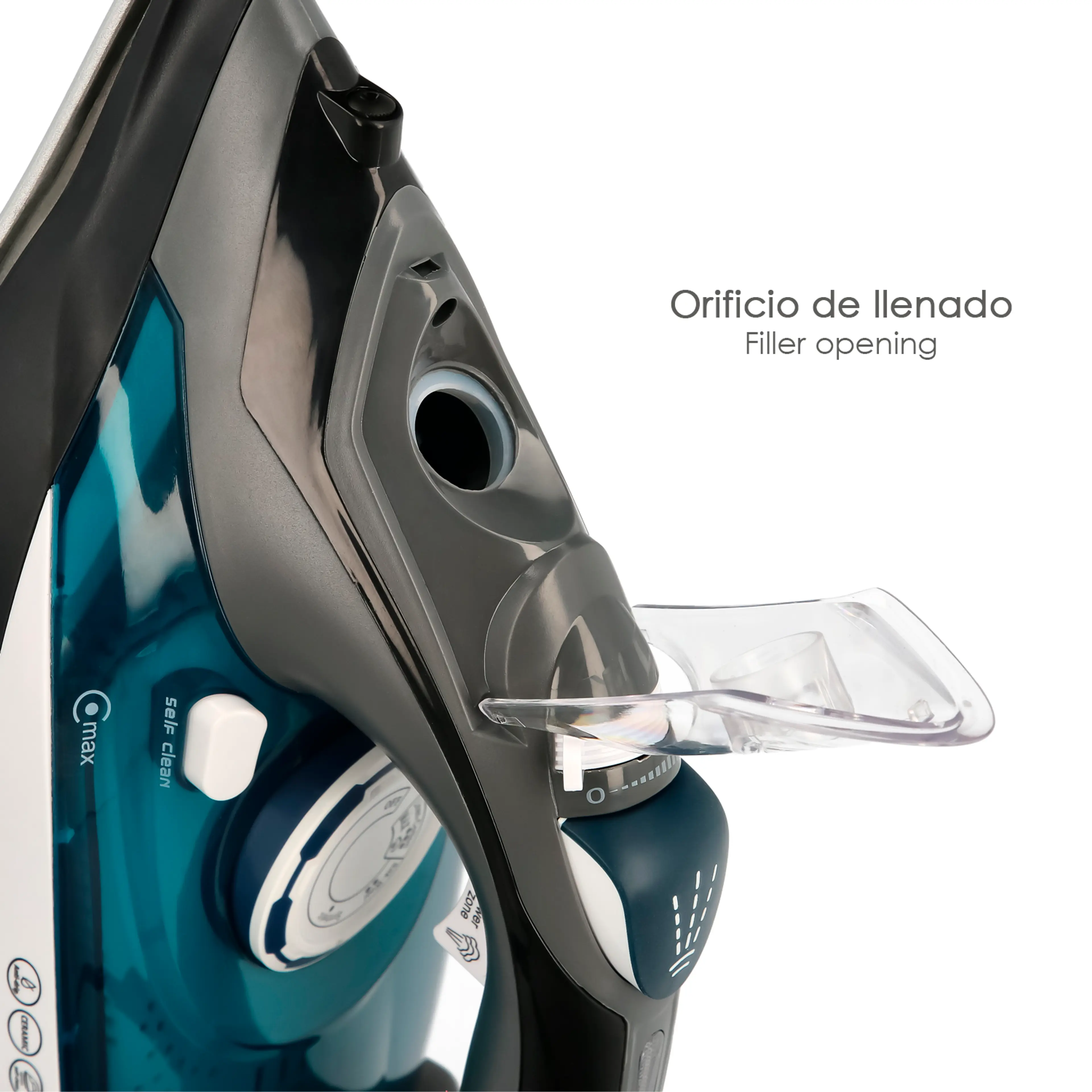 PLANCHA DE VAPOR SUELA CERAMICA 2.8