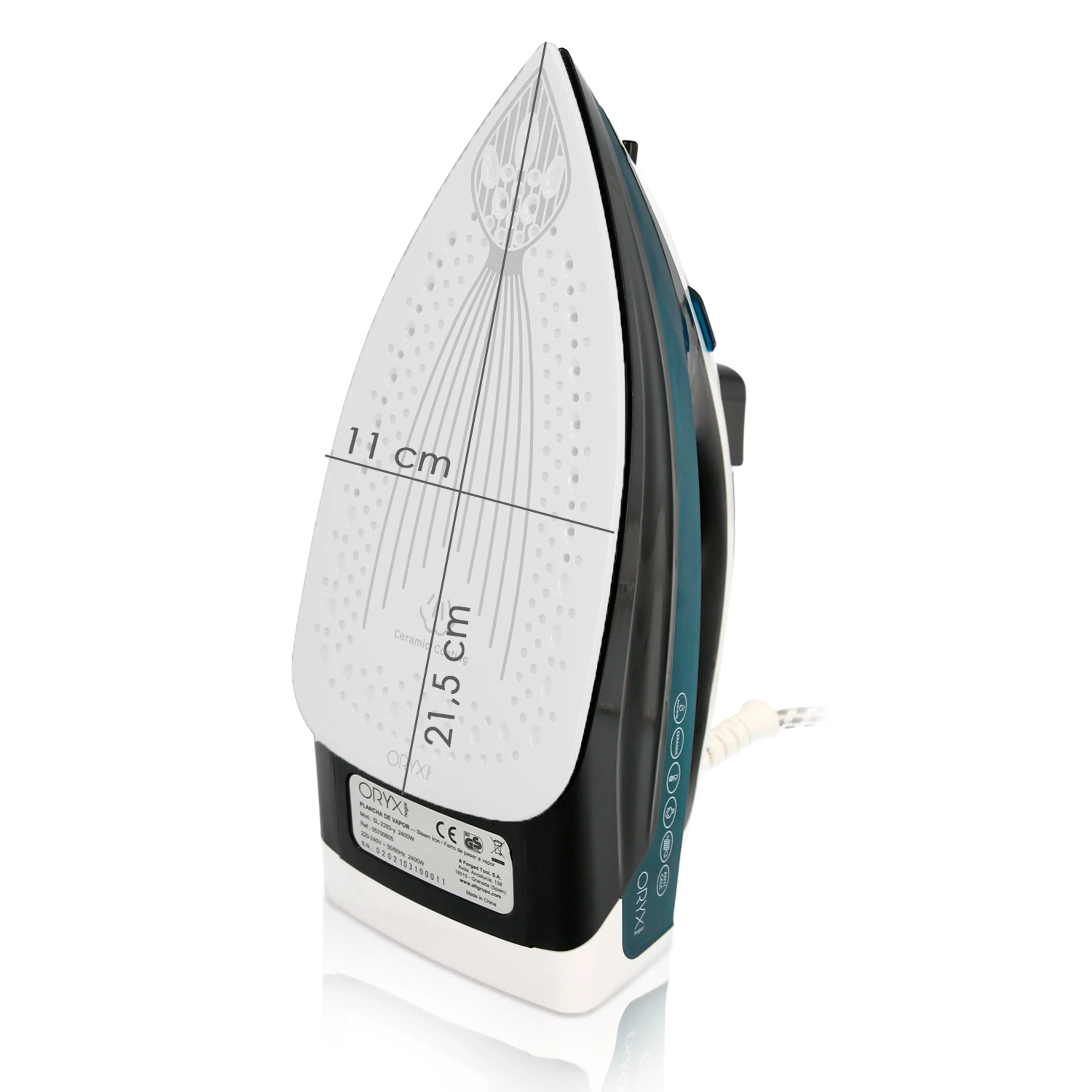 PLANCHA DE VAPOR SUELA CERAMICA 2.4