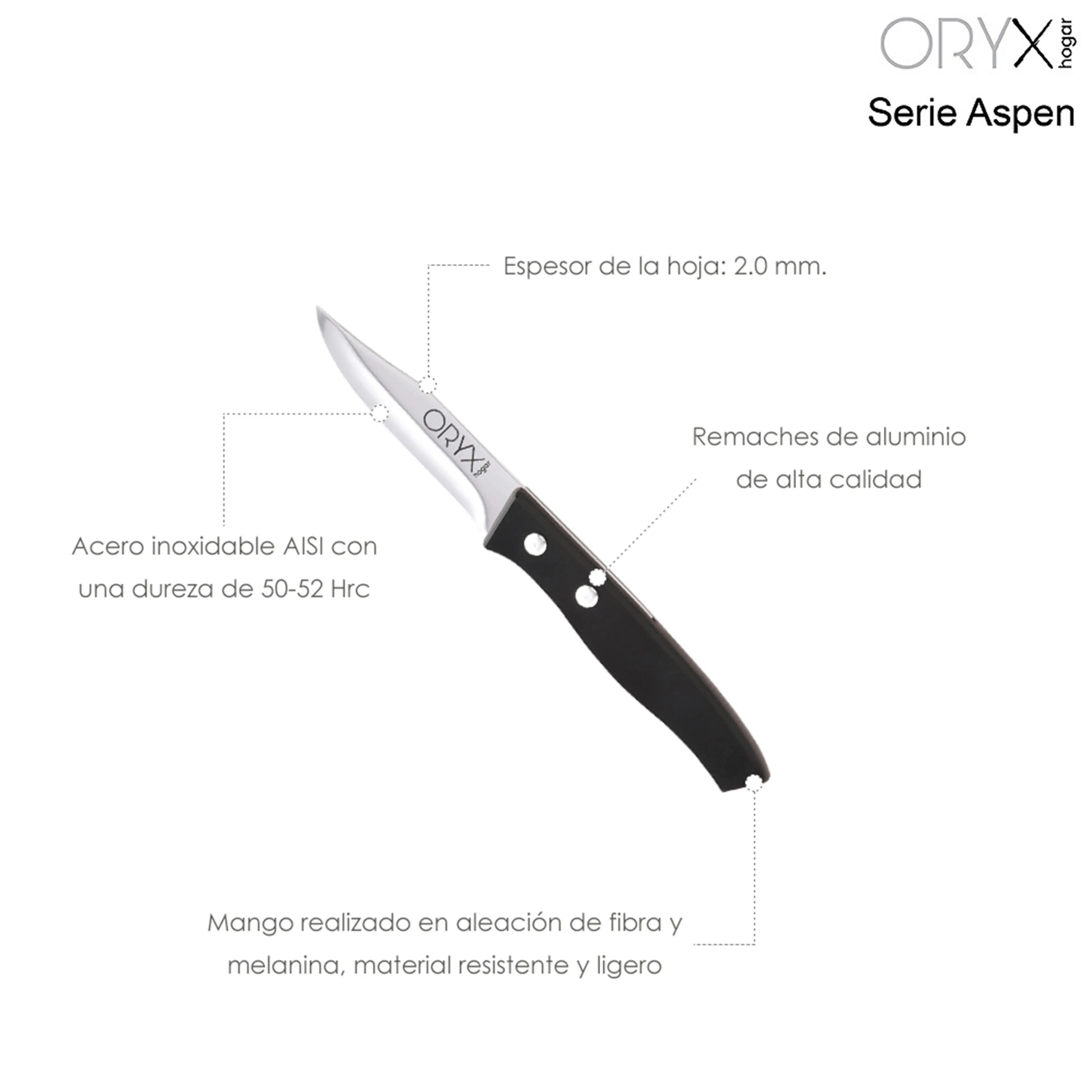 CUCHILLO ASPEN MONDADOR HOJA ACERO 