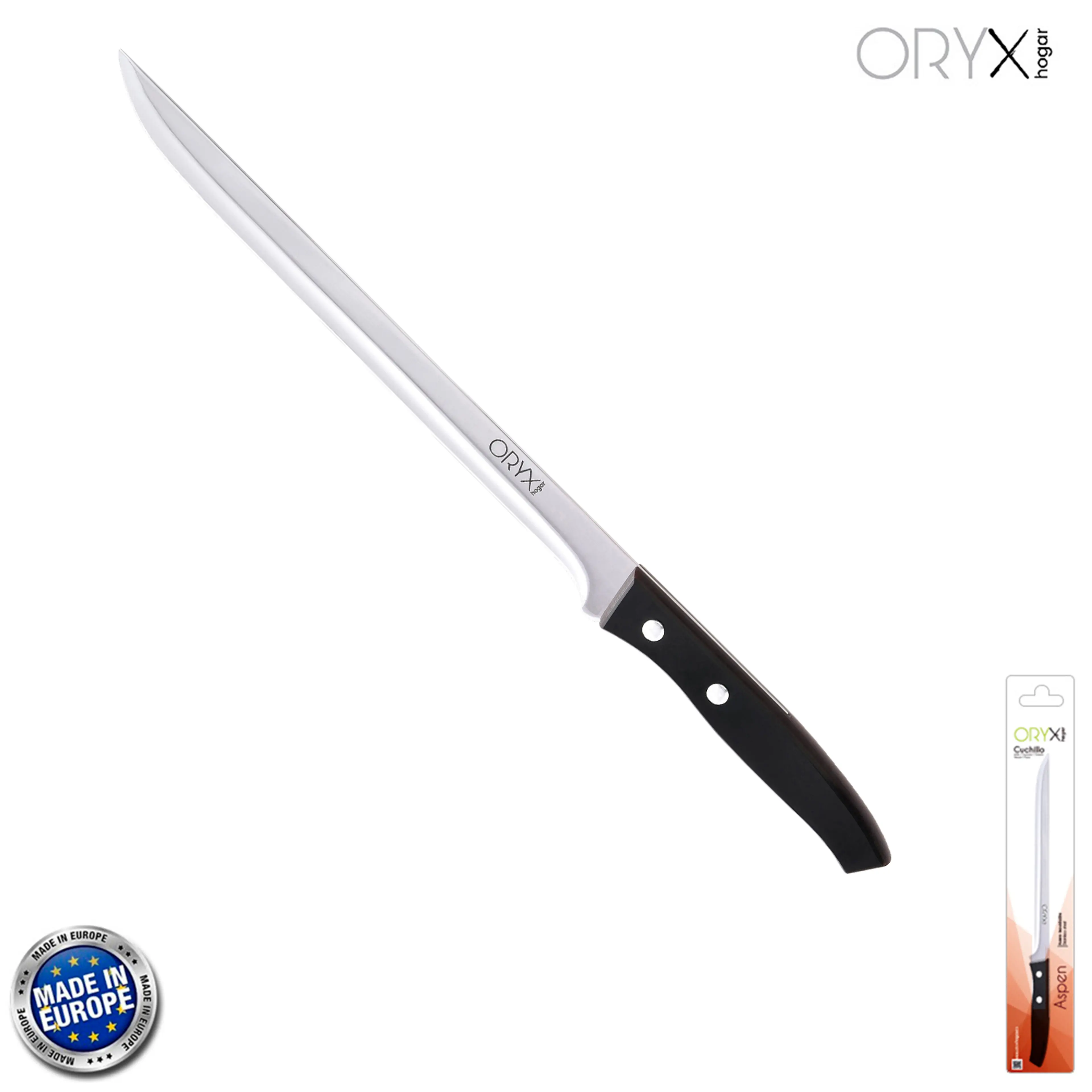 CUCHILLO ASPEN JAMONERO HOJA ACERO 