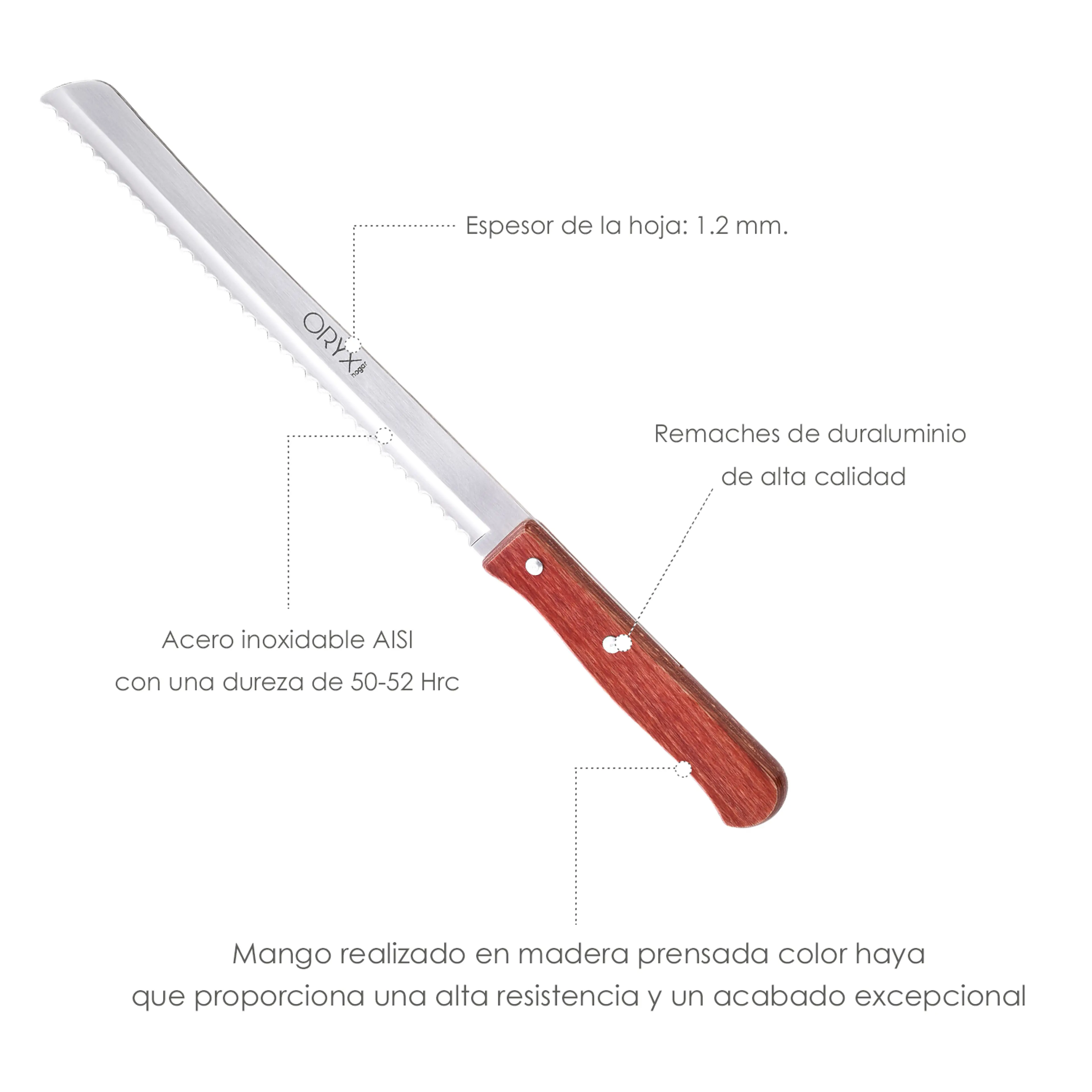 CUCHILLO MONTANA PANERO HOJA ACERO 