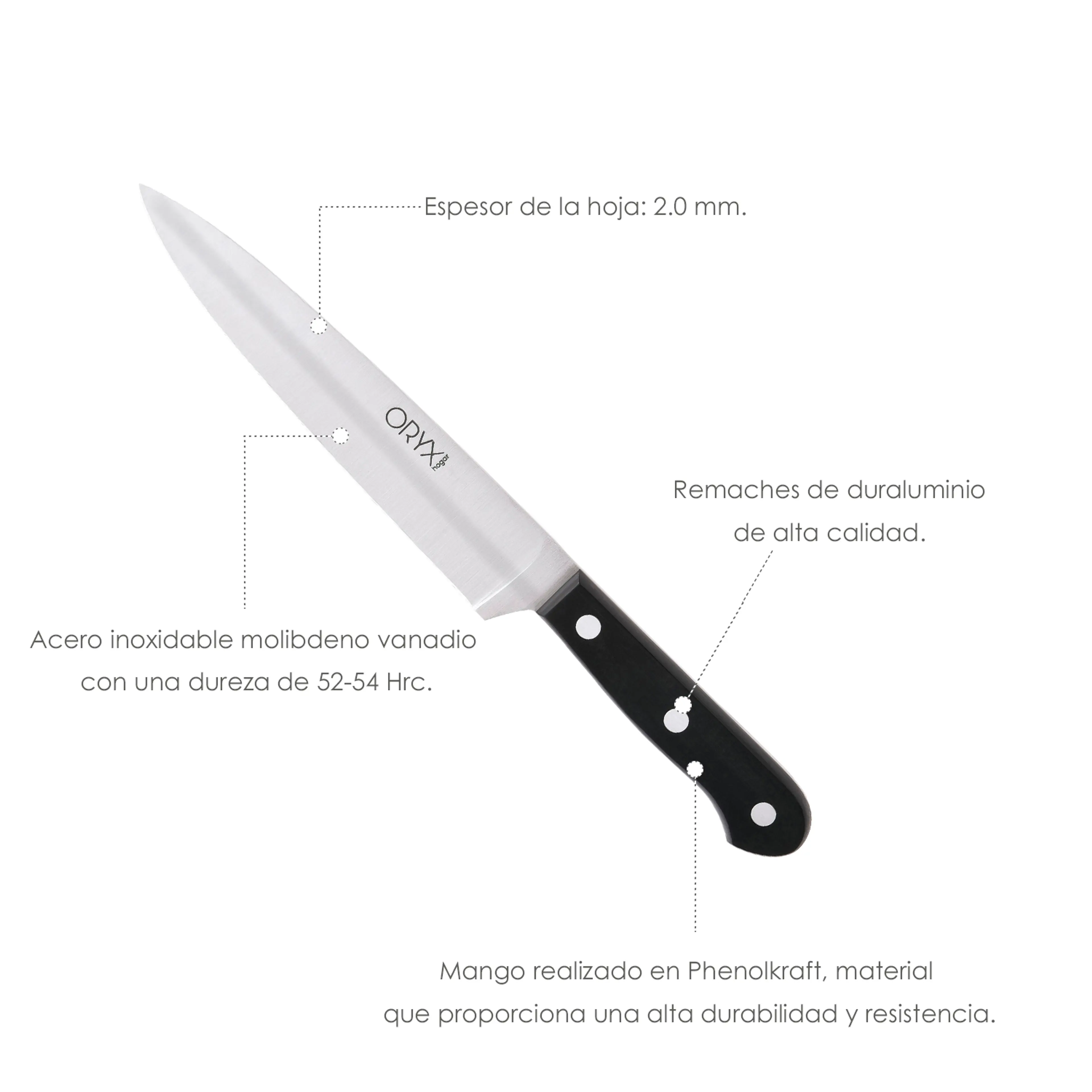 CUCHILLO GRENOBLE COCINA HOJA ACERO