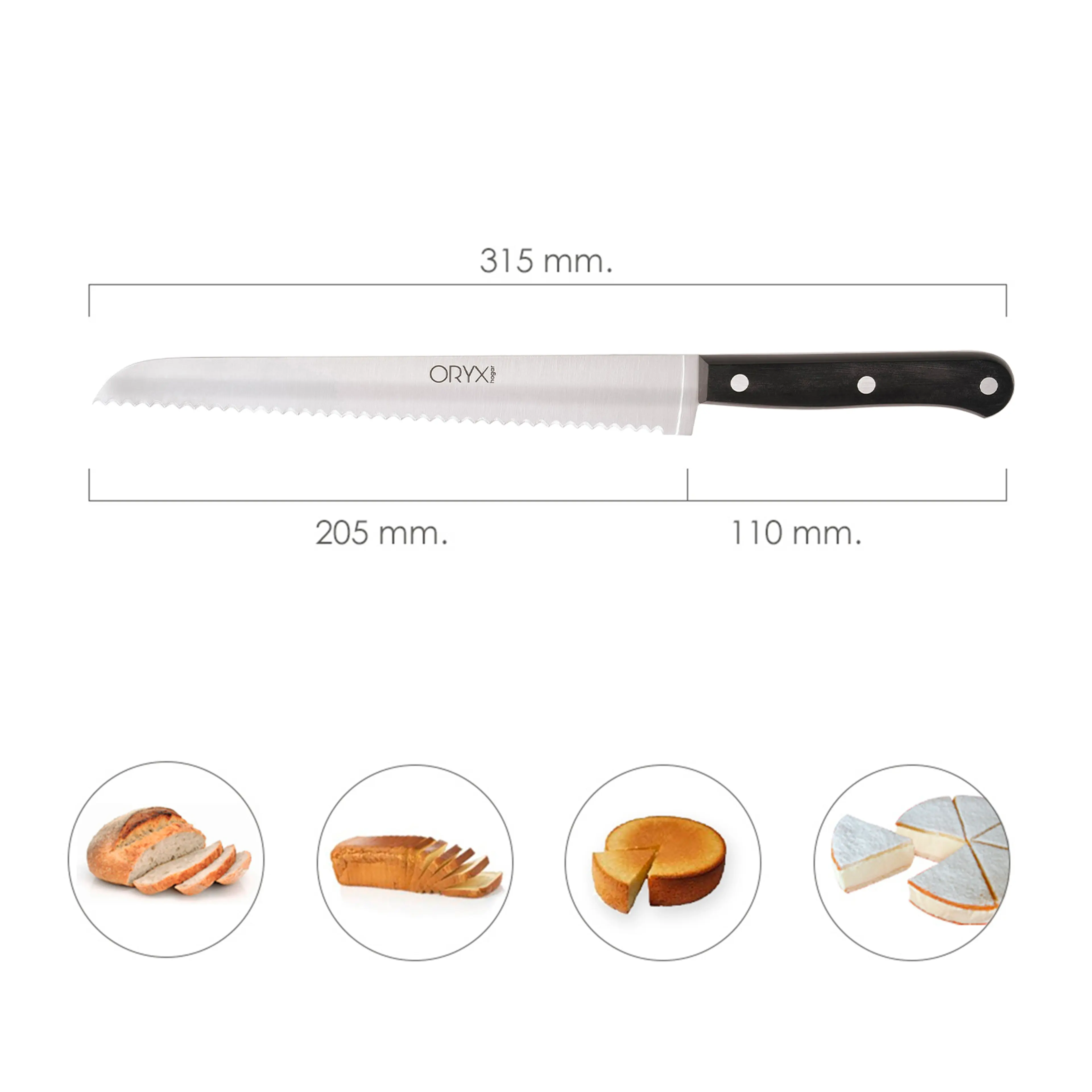 CUCHILLO GRENOBLE PANERO HOJA ACERO