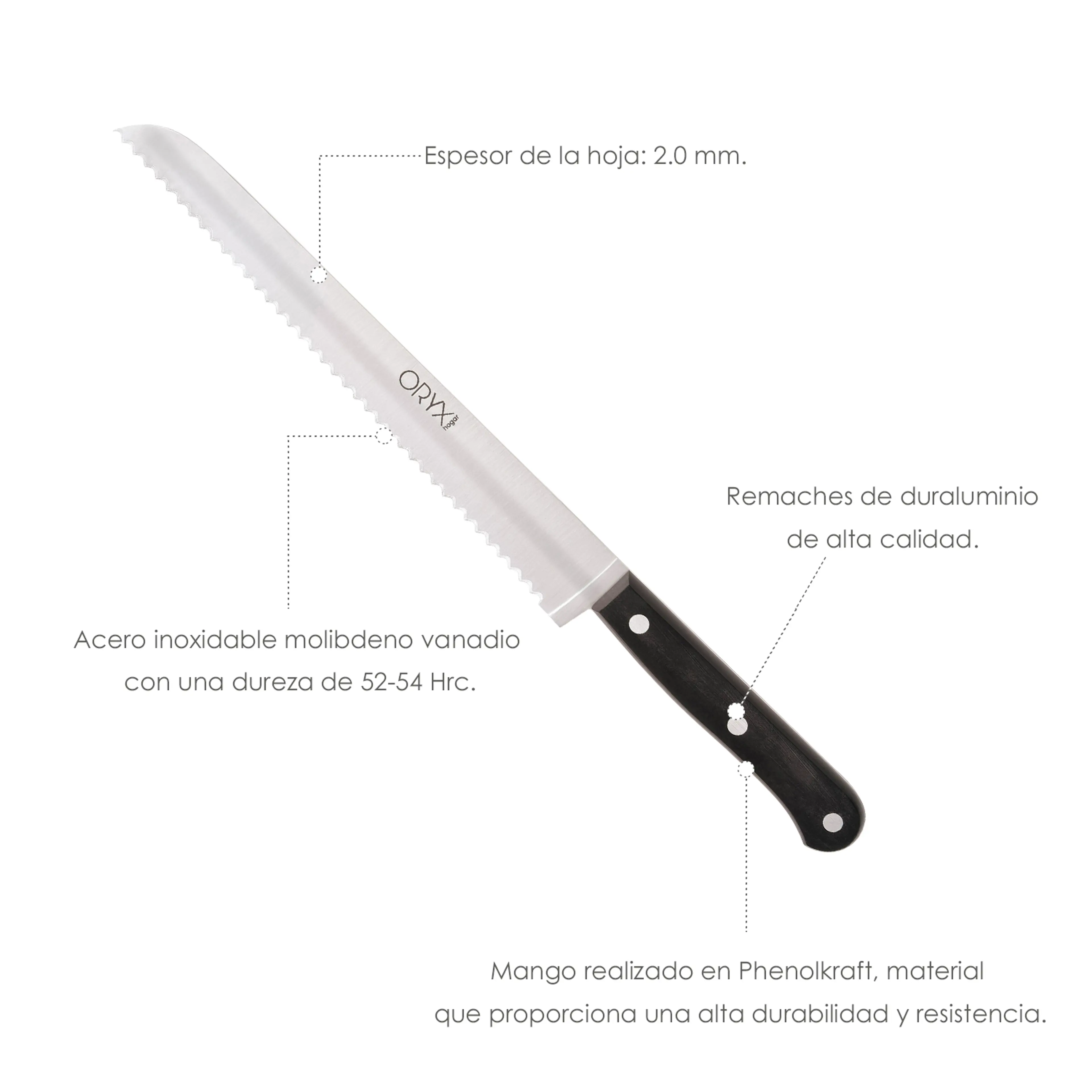 CUCHILLO GRENOBLE PANERO HOJA ACERO