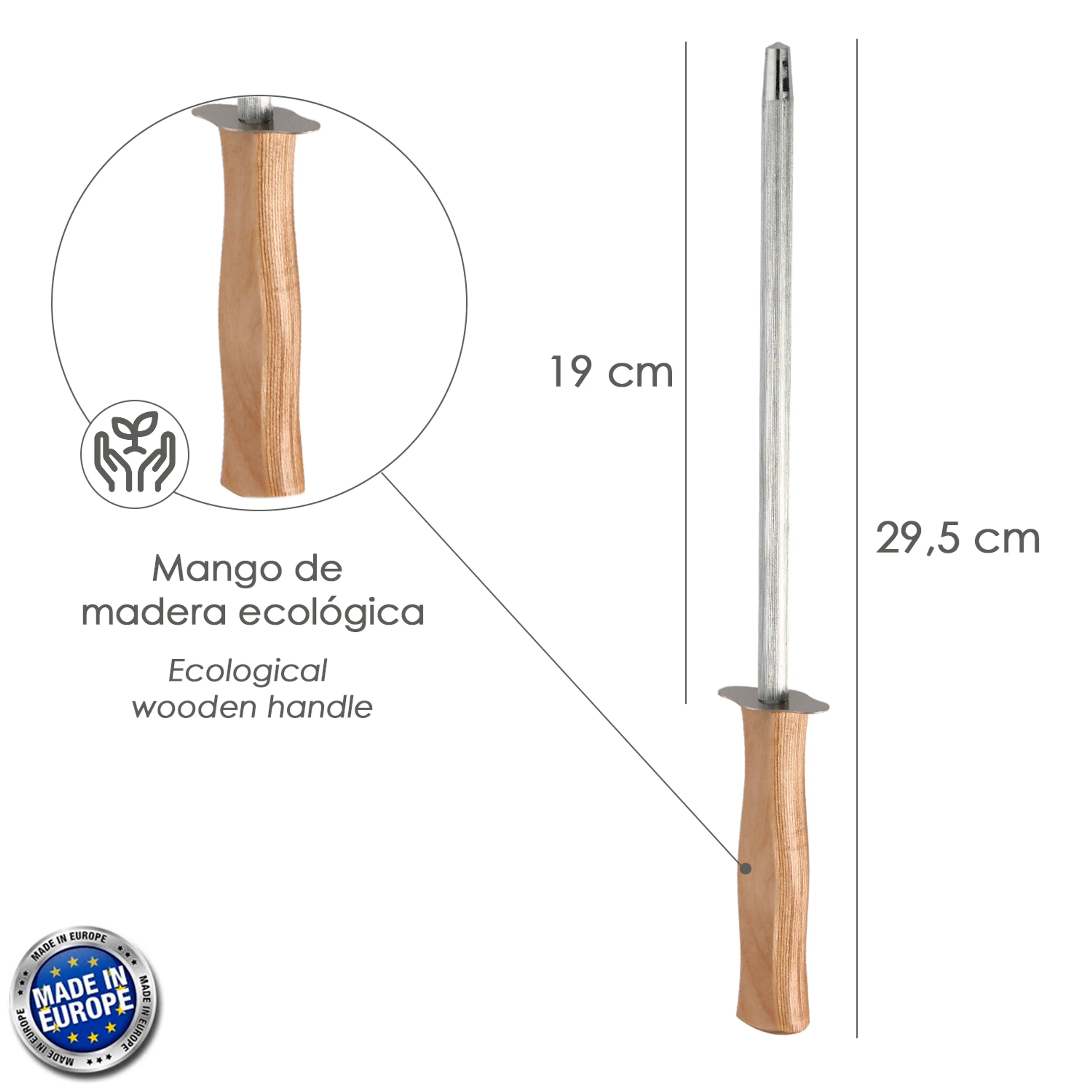 CHAIRA AFILADORA COCINA 19 CM. MANG