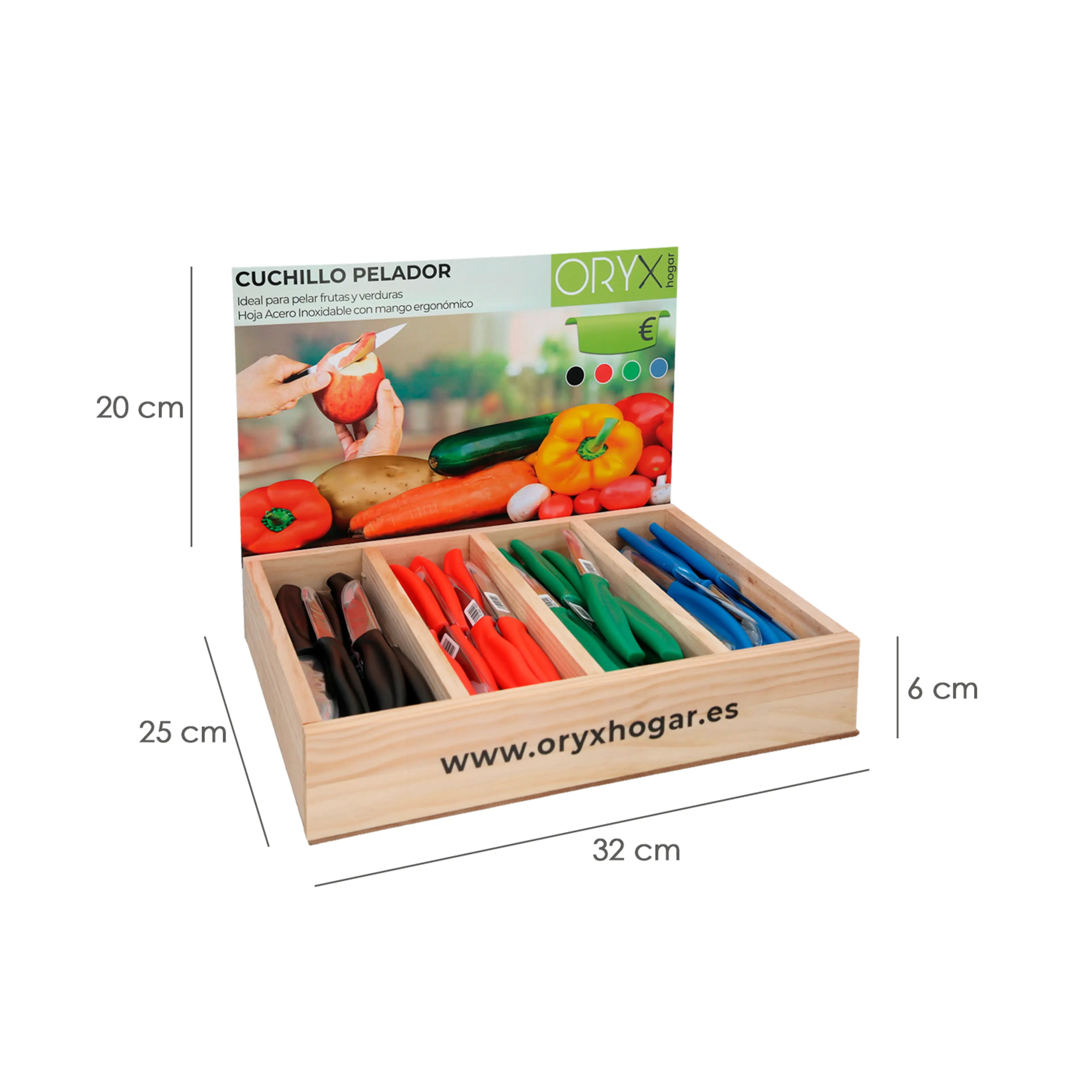 EXPOSITOR CUCHILLOS MONDADOR 9CM (8
