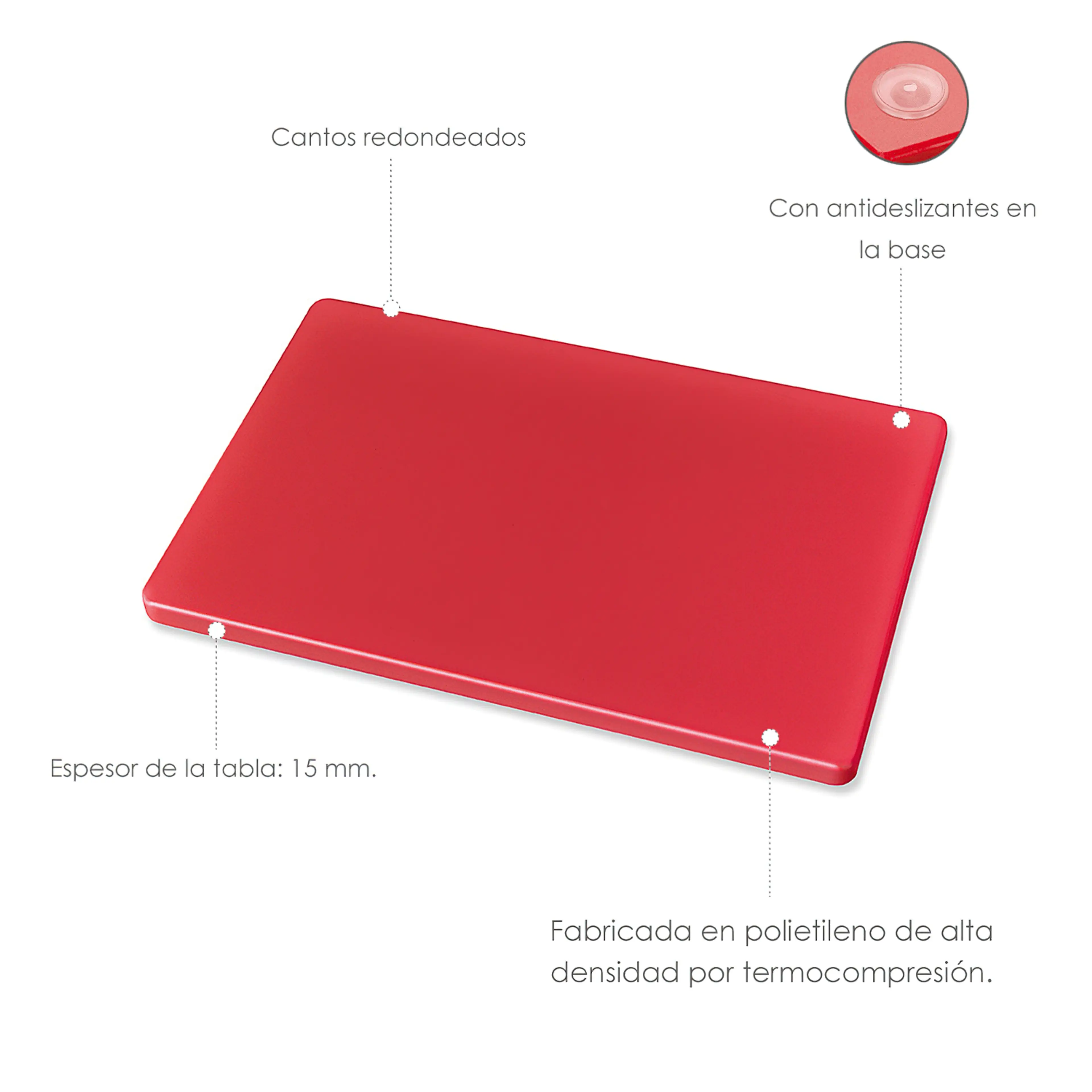 TABLA CORTAR POLIETILENO 30X20X1,5 