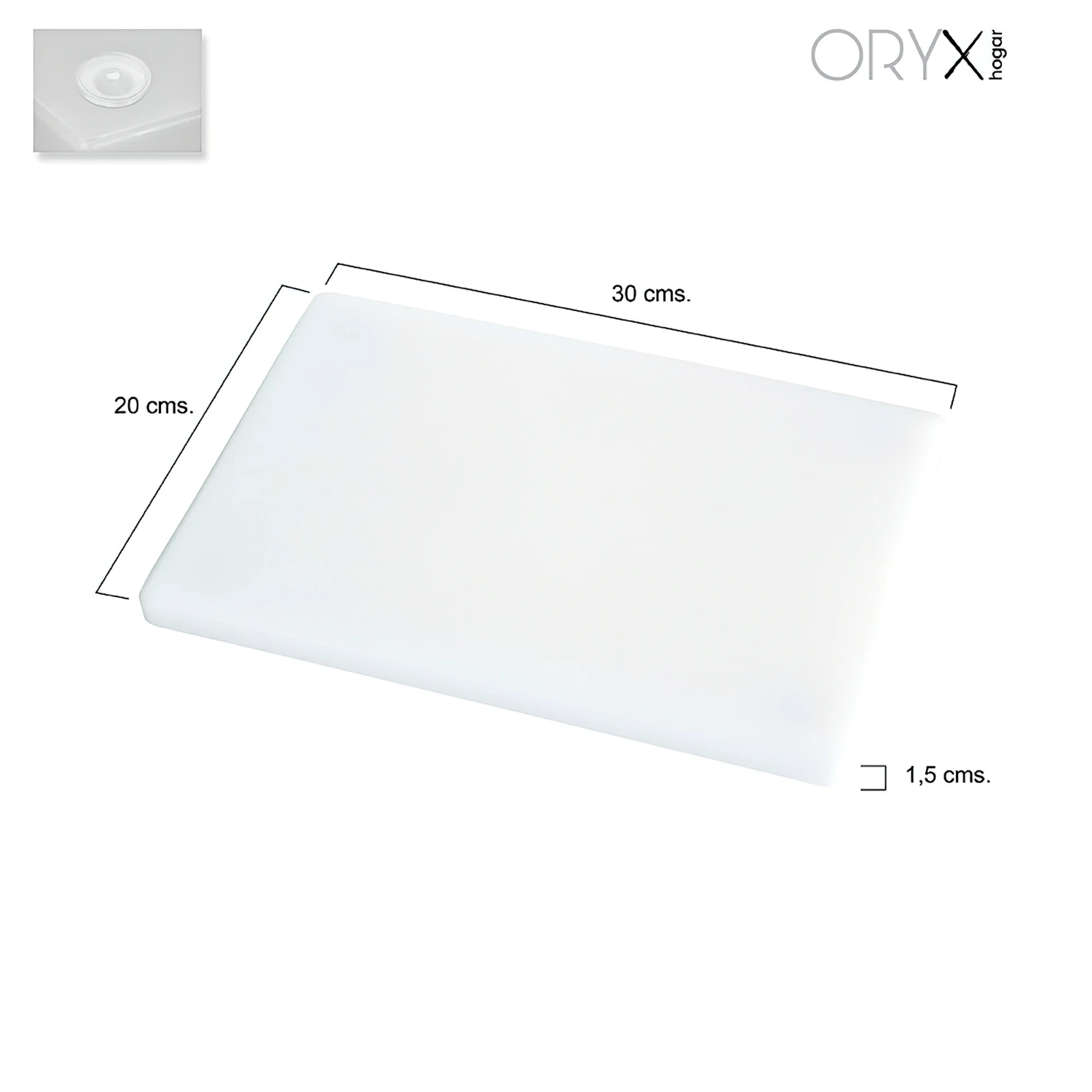 TABLA CORTAR POLIETILENO 30X20X1,5 
