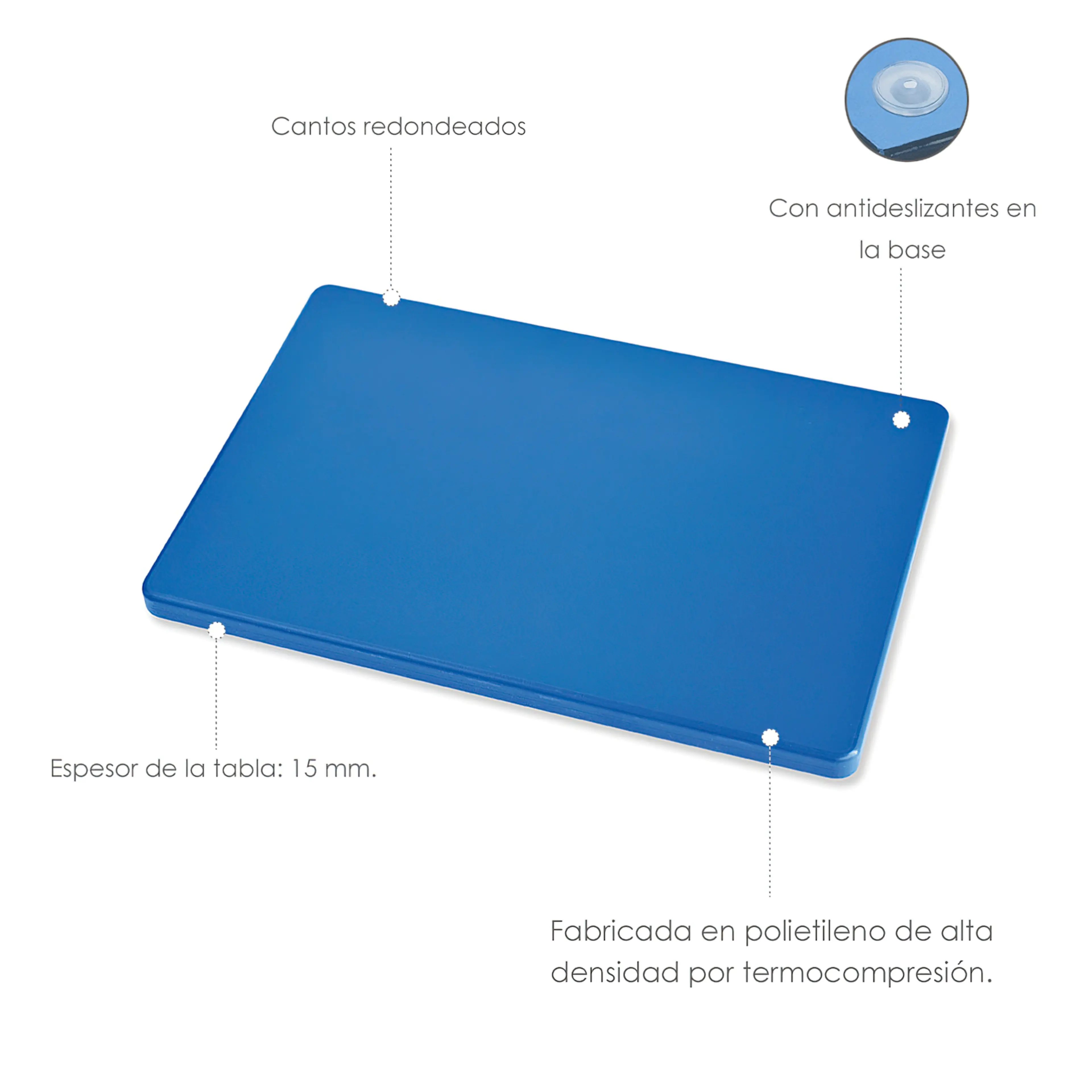 TABLA CORTAR POLIETILENO 30X20X1,5 