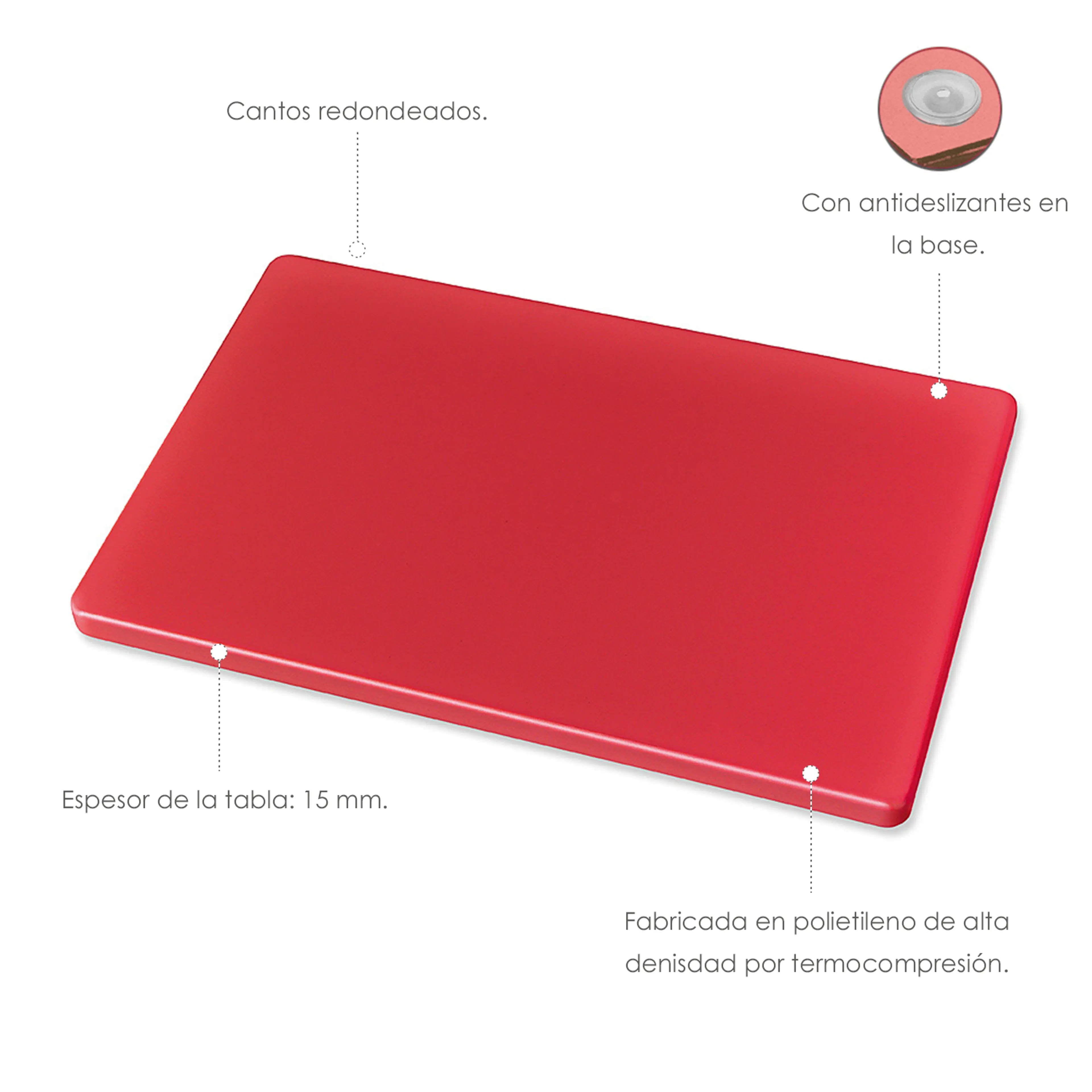 TABLA CORTAR POLIETILENO 35X25X1,5 
