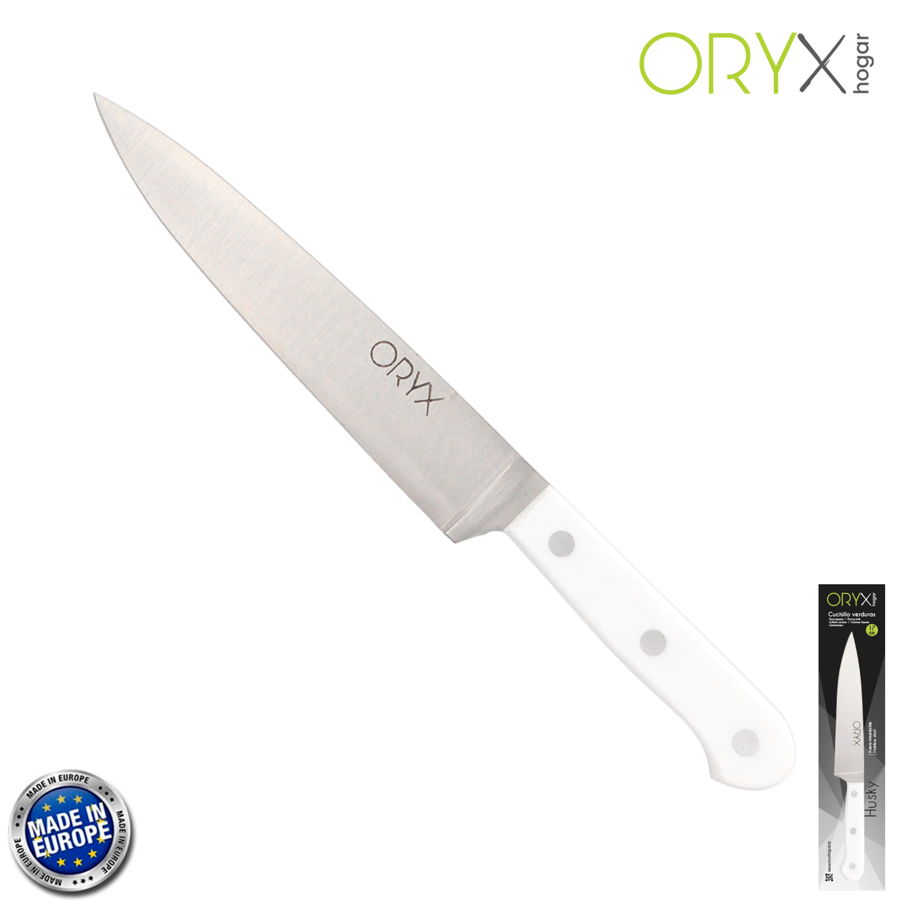 CUCHILLO HUSKY VERDURAS 17 CM. HOJA