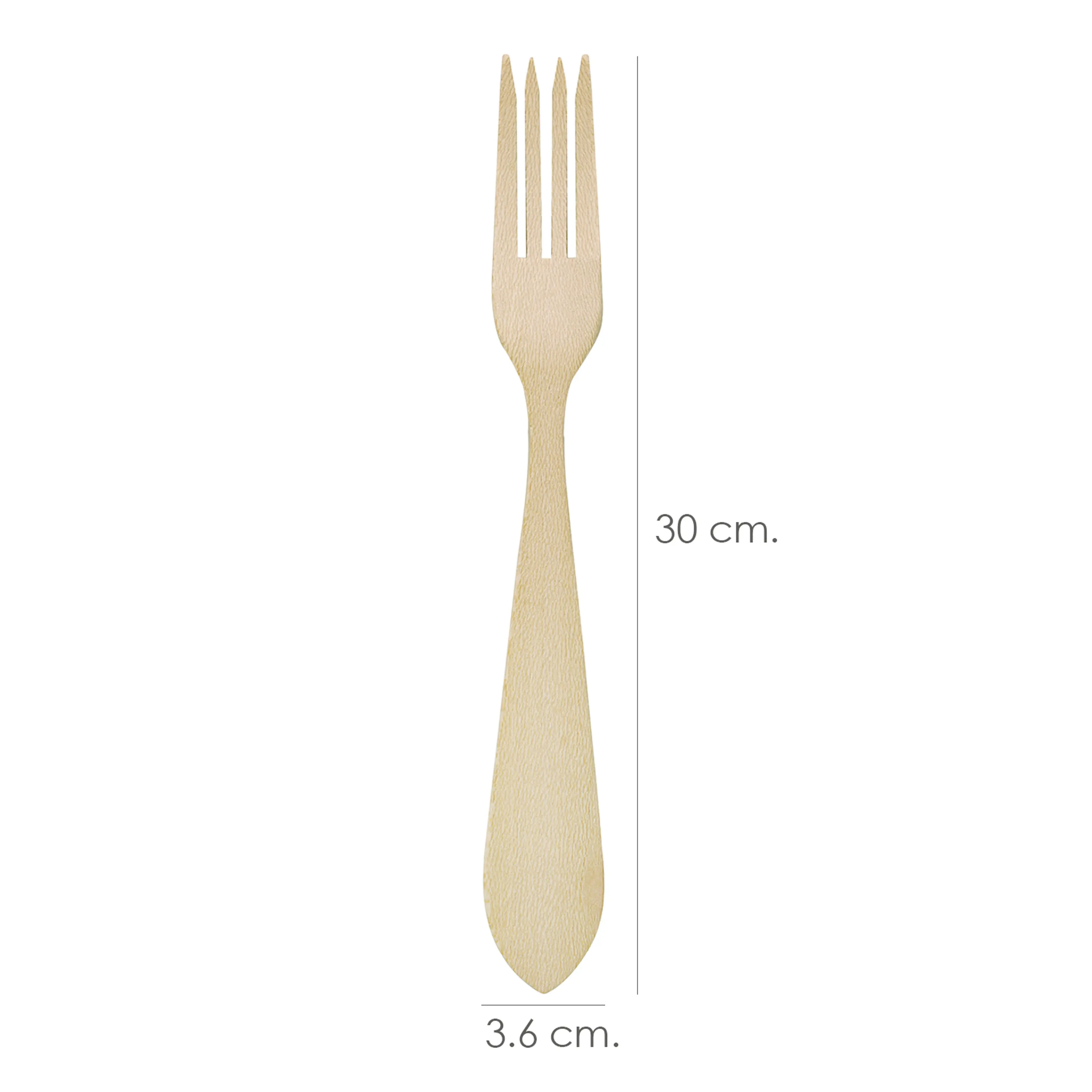 TENEDOR COCINA MADERA ORYX 30 CM.