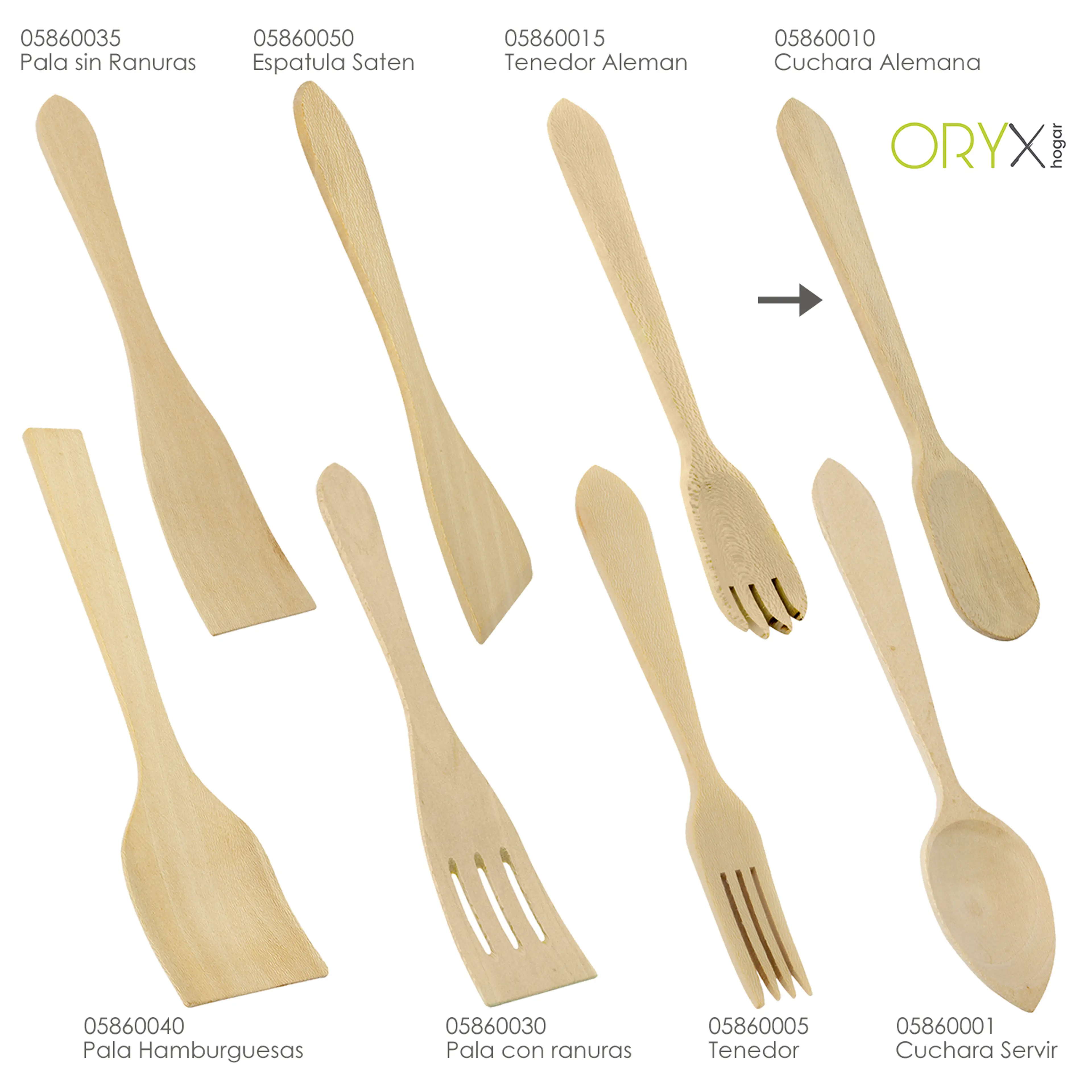 CUCHARA ALEMANA COCINA MADERA ORYX 
