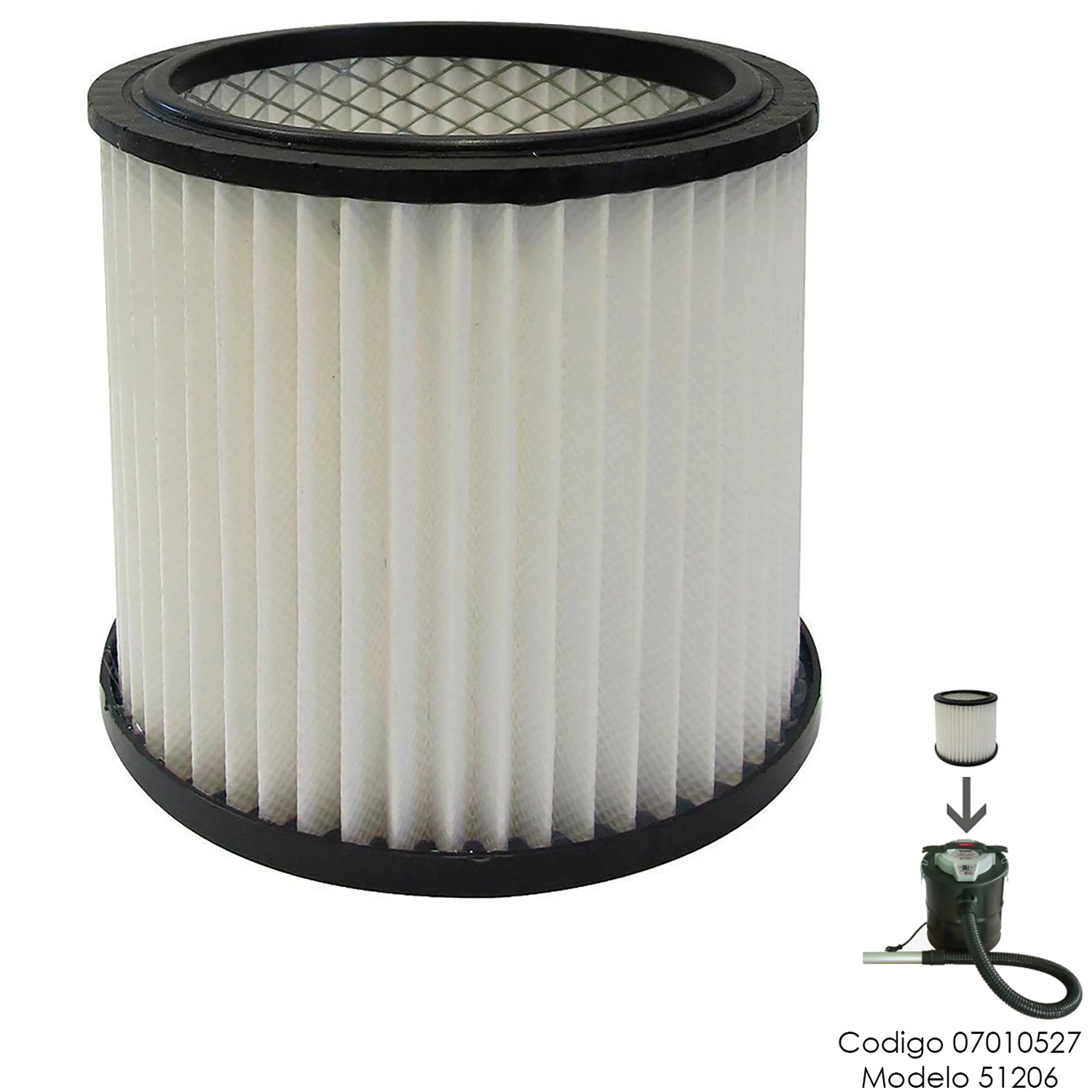 FILTRO PARA ASPIRADOR DE CENIZAS 07