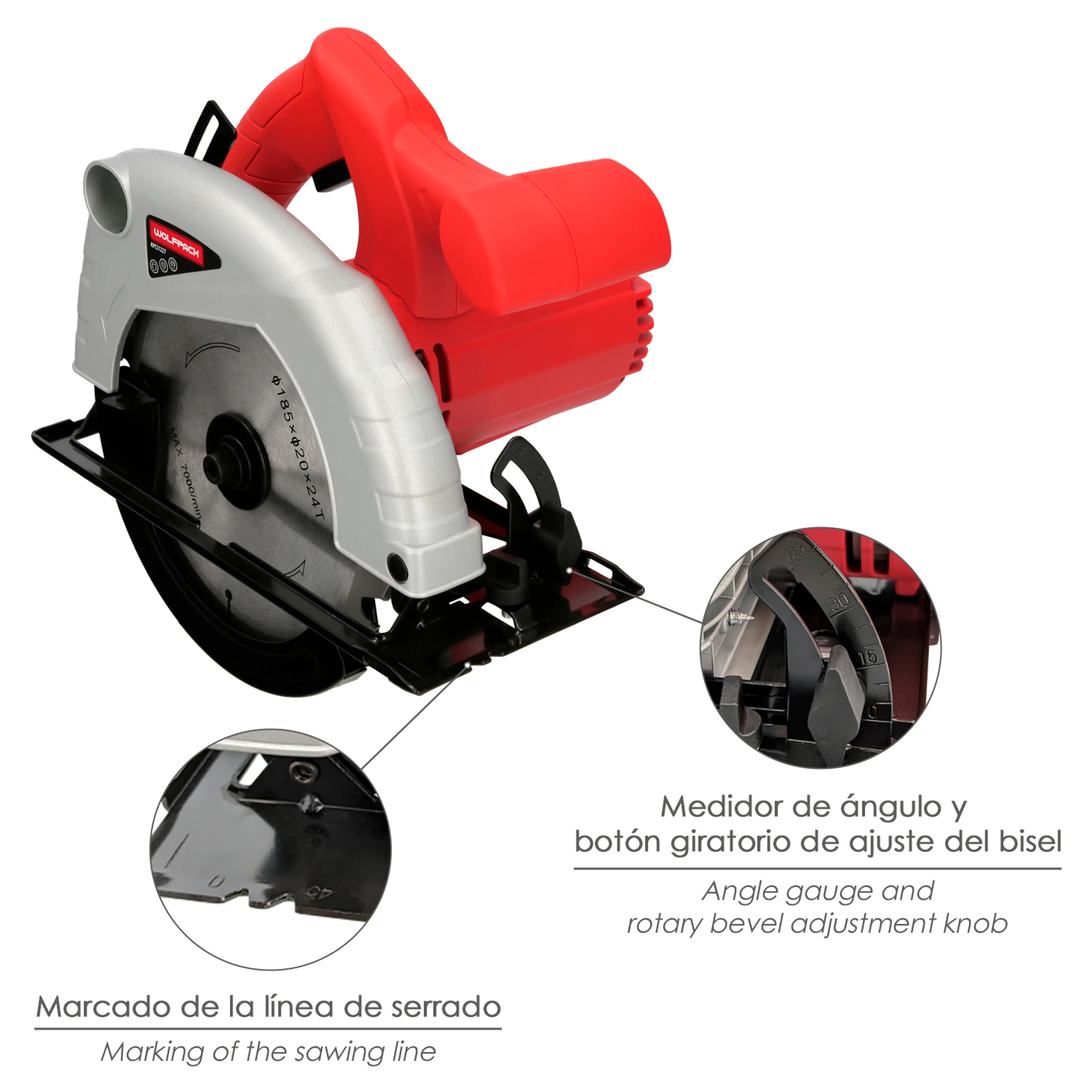 SIERRA CIRCULAR 1300 WATT. DISCO 18