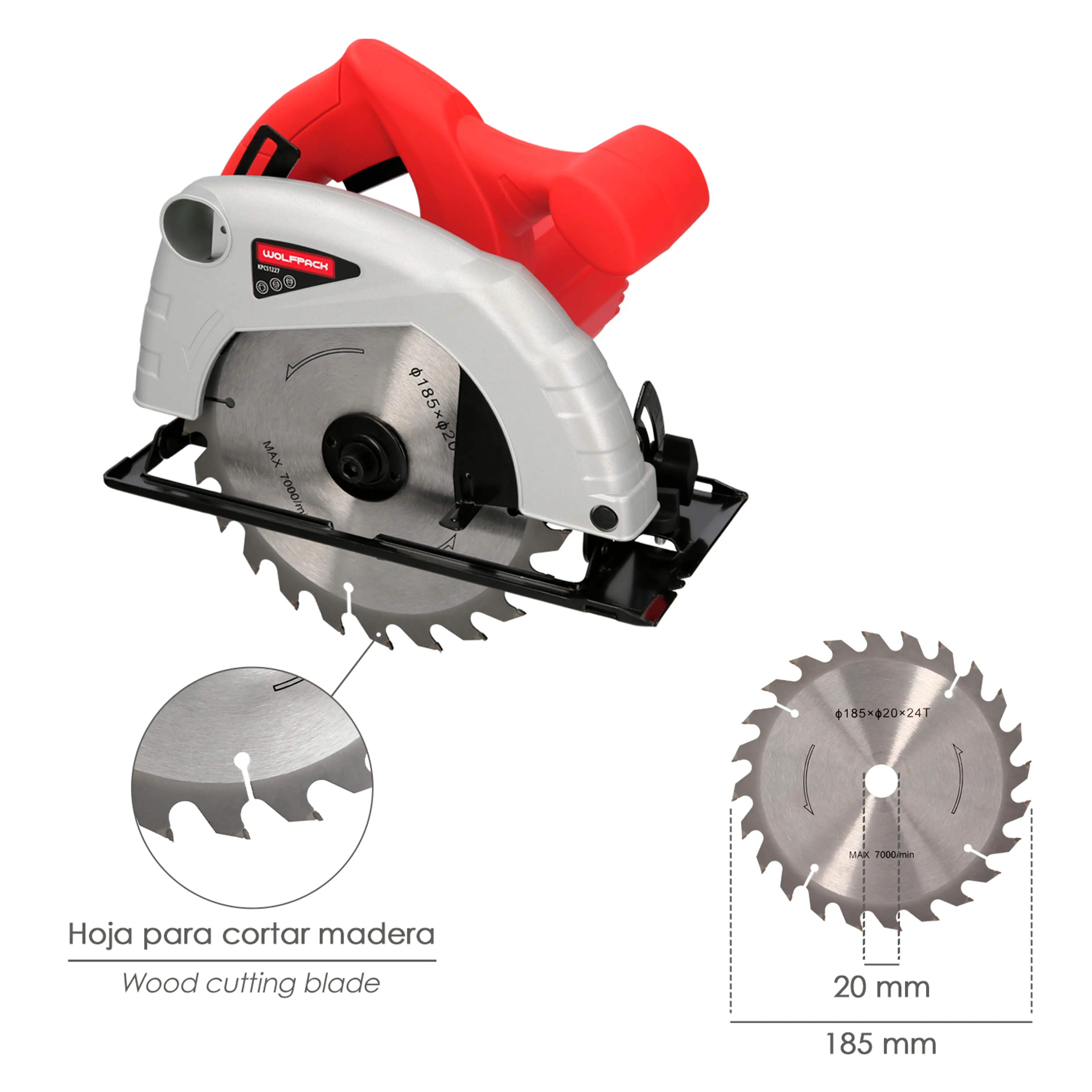 SIERRA CIRCULAR 1300 WATT. DISCO 18