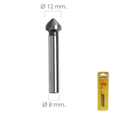 FRESA VACIADORA HSS Ø 12 MM. PARA T