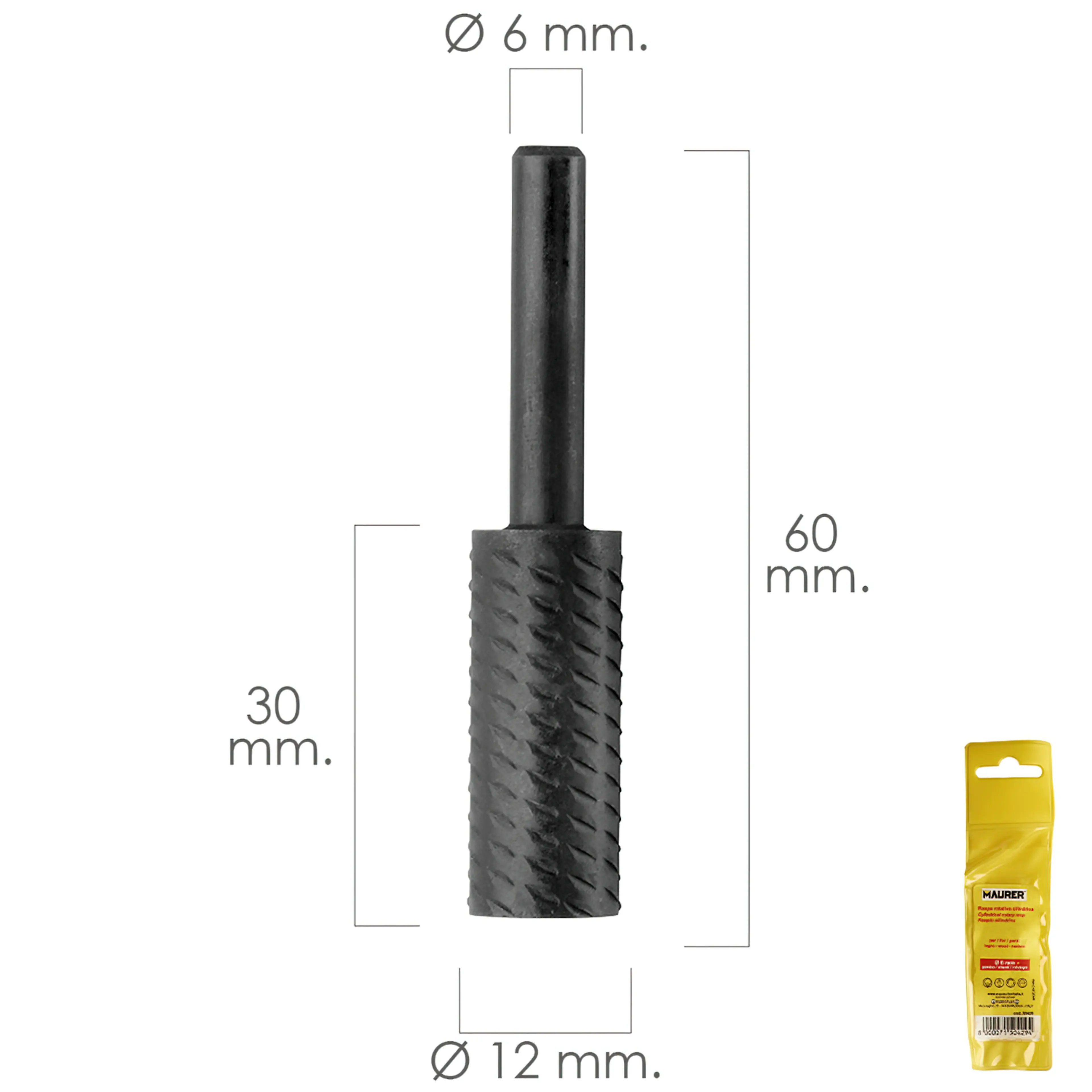 FRESA ROTATIVA PARA METAL CILINDRIC