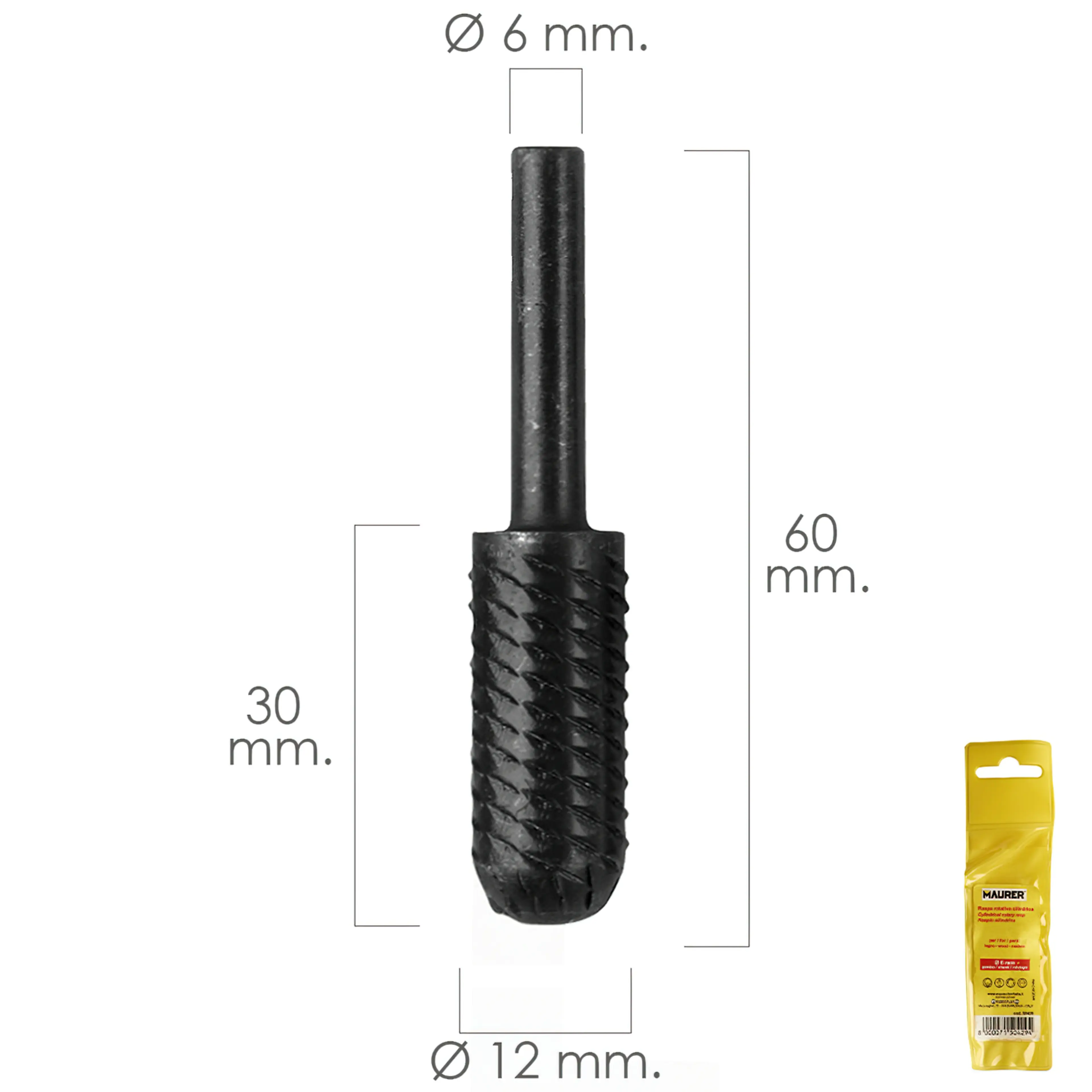 FRESA ROTATIVA PARA METAL CILINDRIC