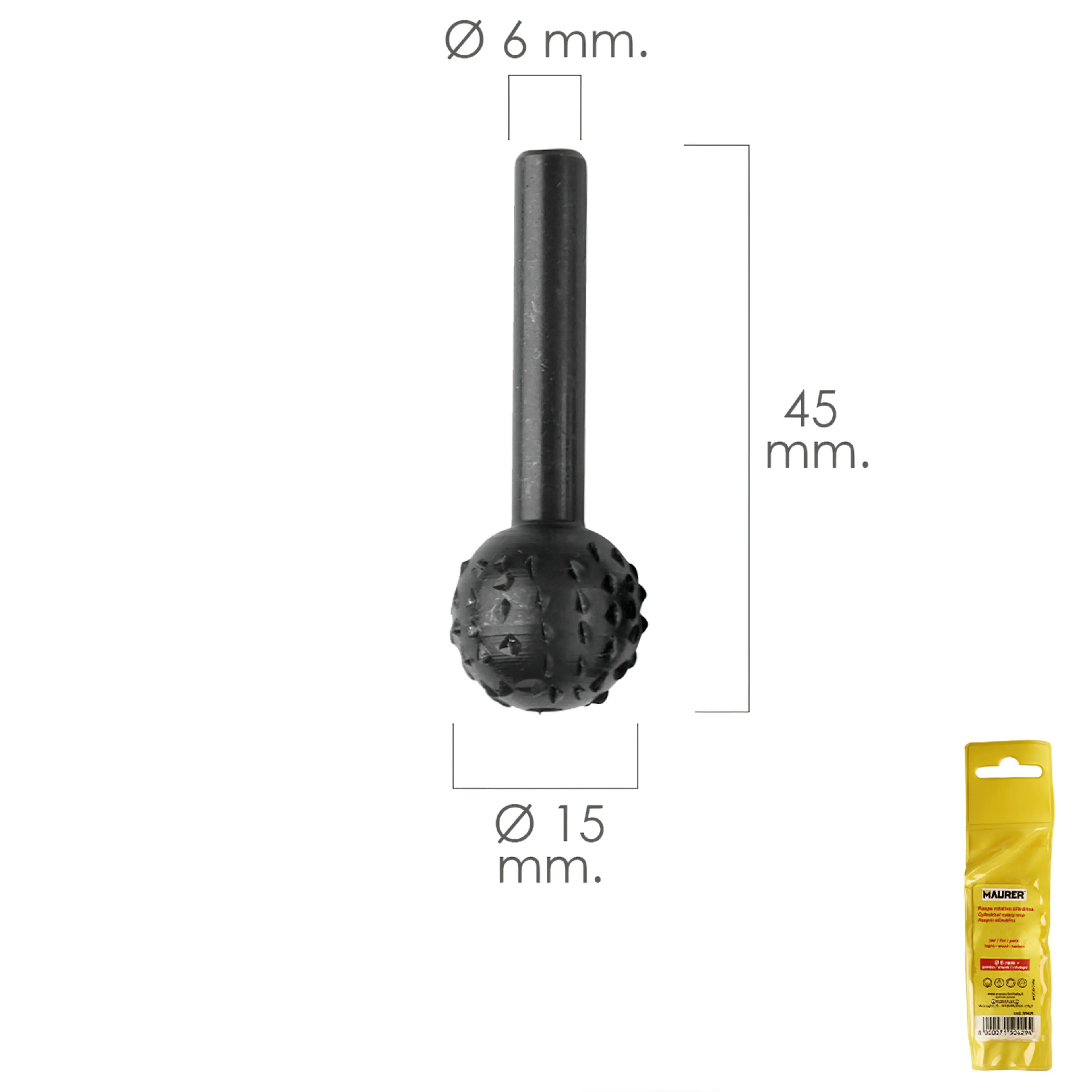 FRESA ROTATIVA PARA MADERA ESFERICA
