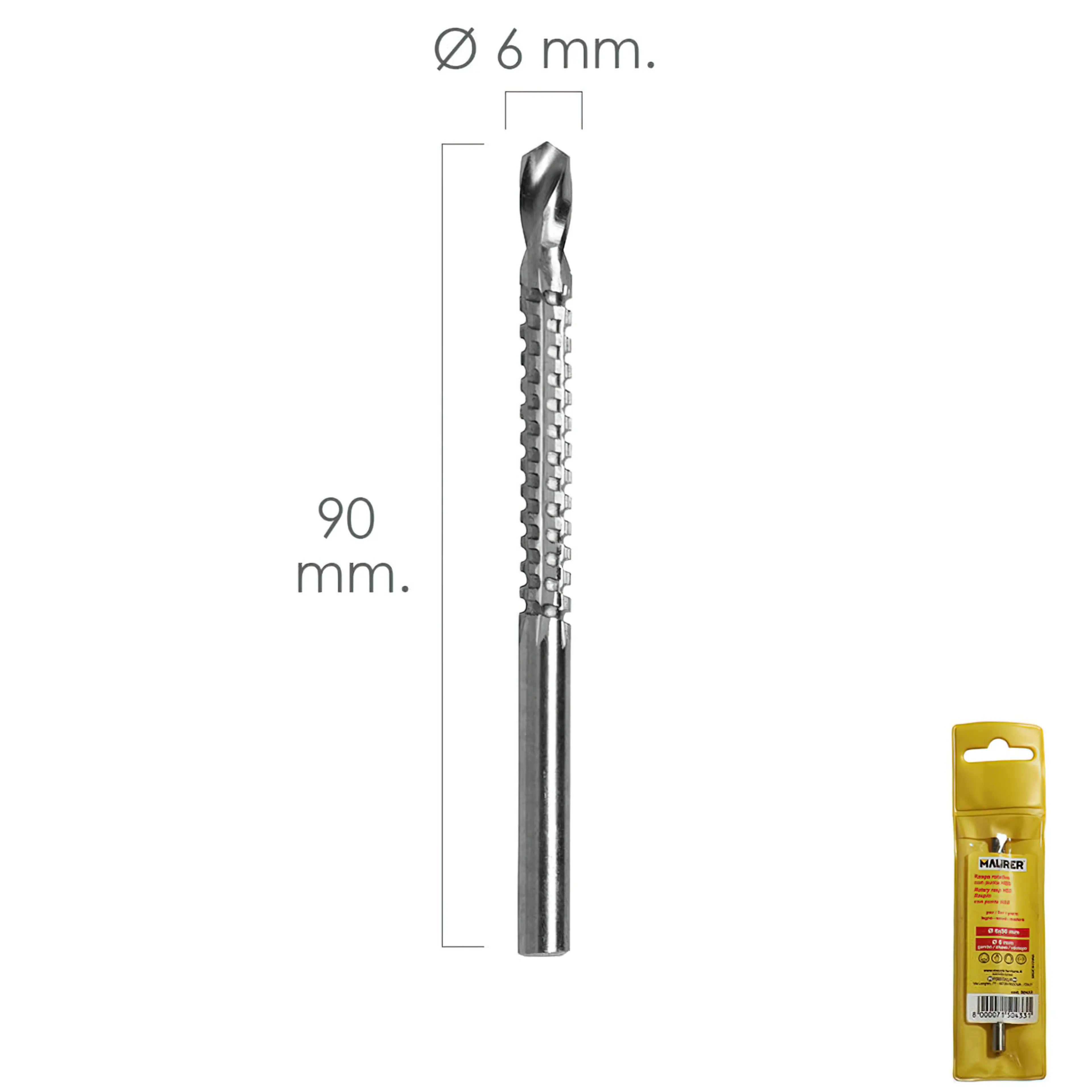 FRESA ROTATIVA PARA MADERA ESPIGADA
