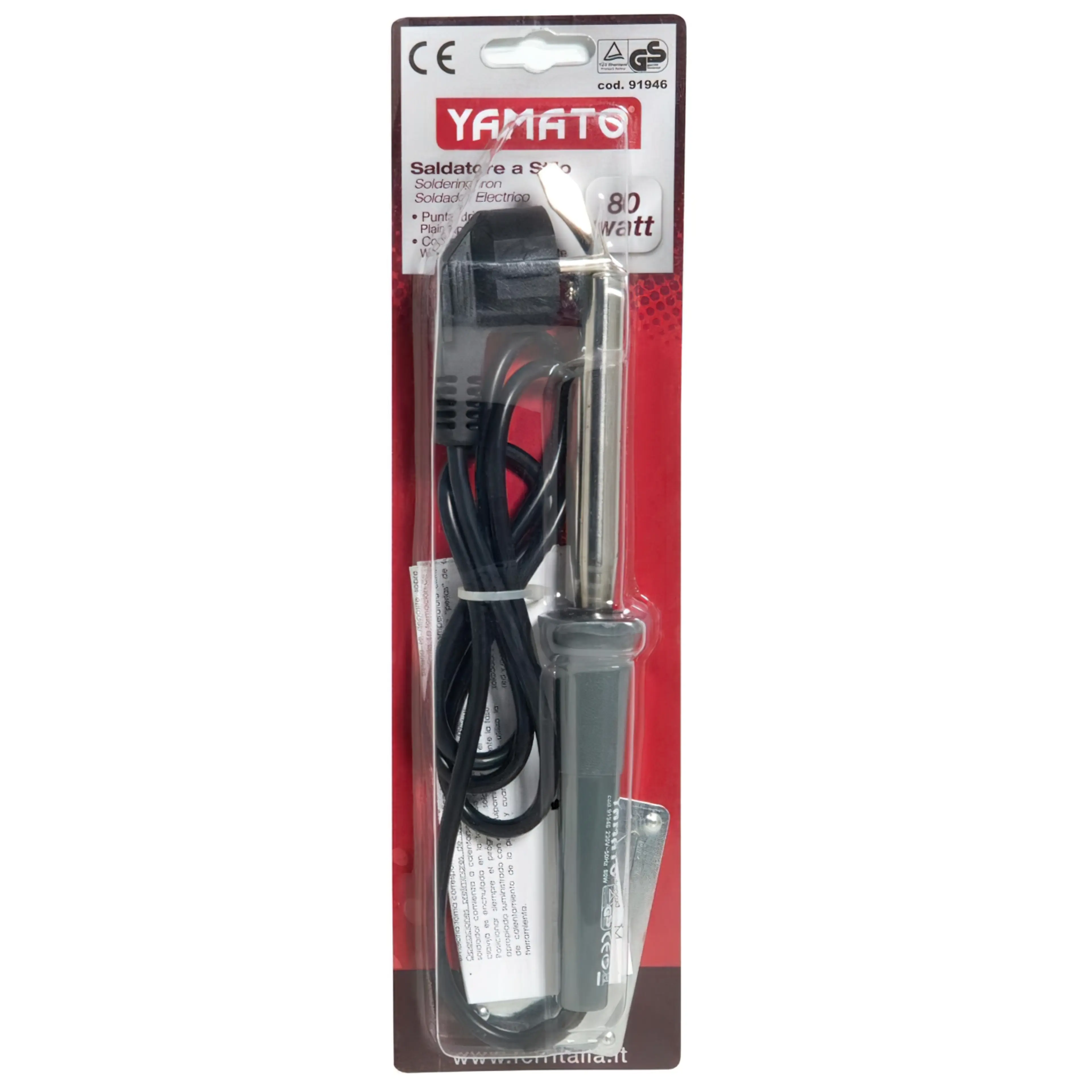 SOLDADOR YAMATO  80 W. PUNTA CURVA