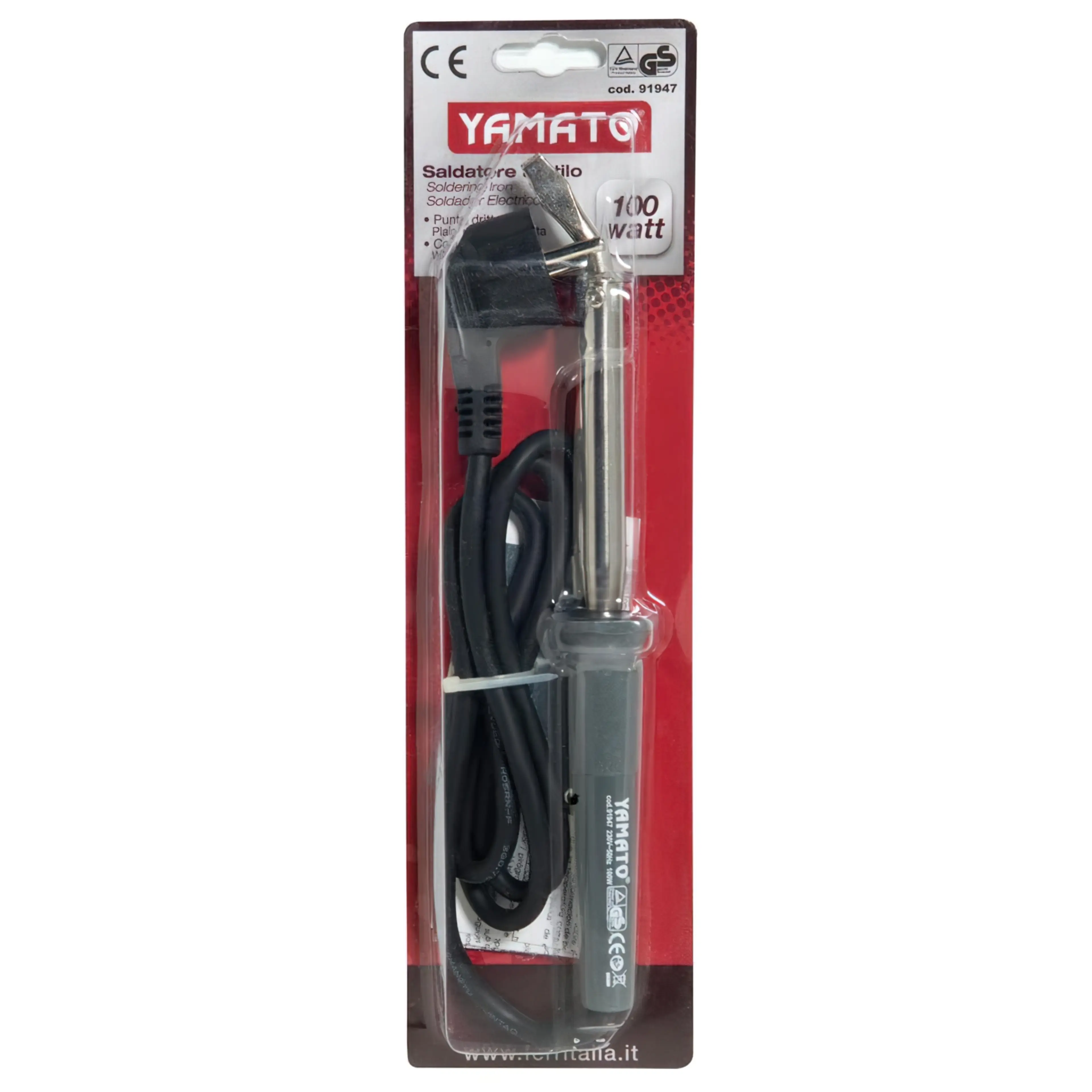 SOLDADOR YAMATO 100 W. PUNTA CURVA