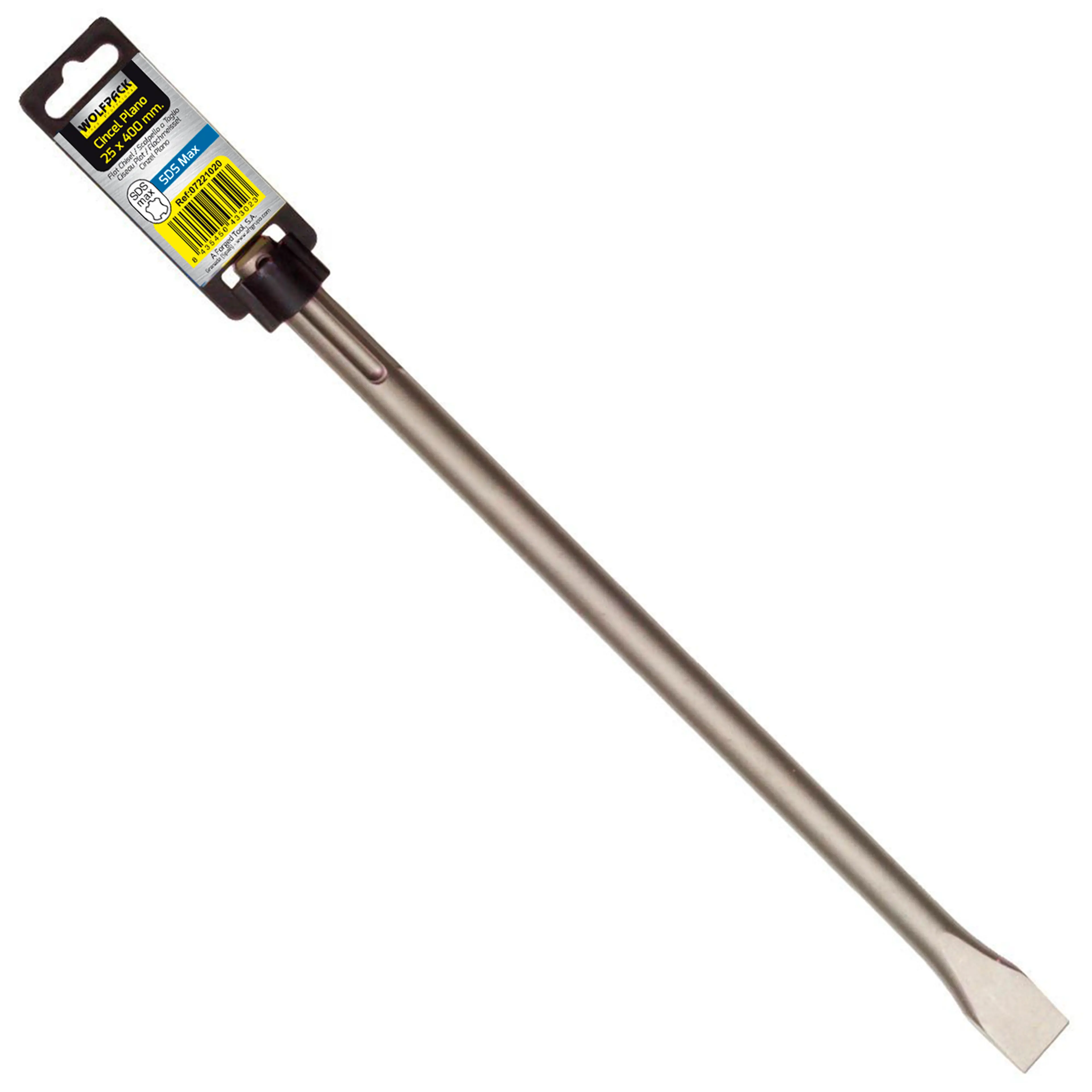 CINCEL MARTILLO SDS MAX PLANO 25X40
