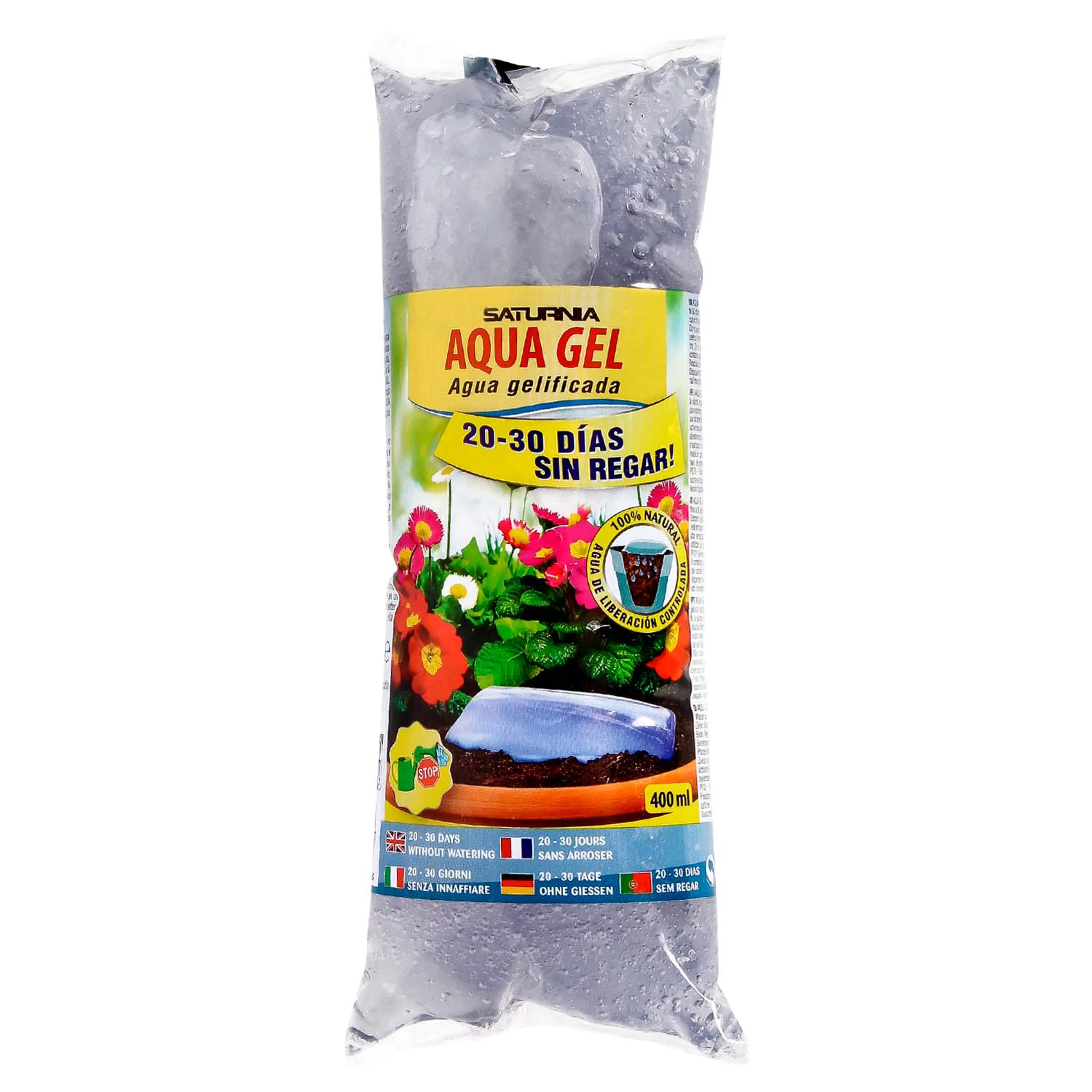 AGUA GELIFICADA "AQUA GEL" PARA RIE
