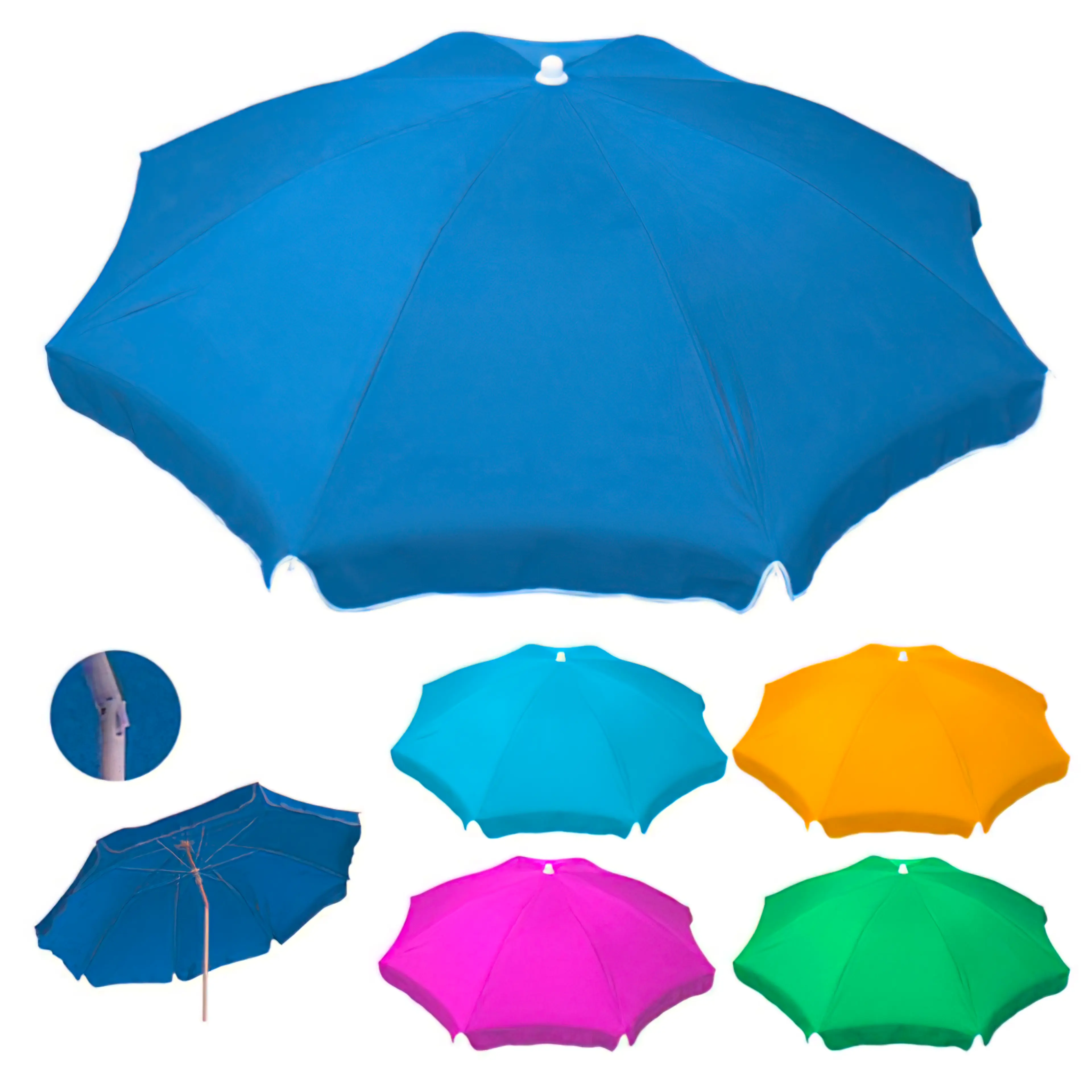 SOMBRILLA PLAYA POLIESTER 180 CM. C