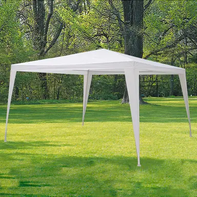 PERGOLA DESMONTABLE BLANCA, 3X3 MET