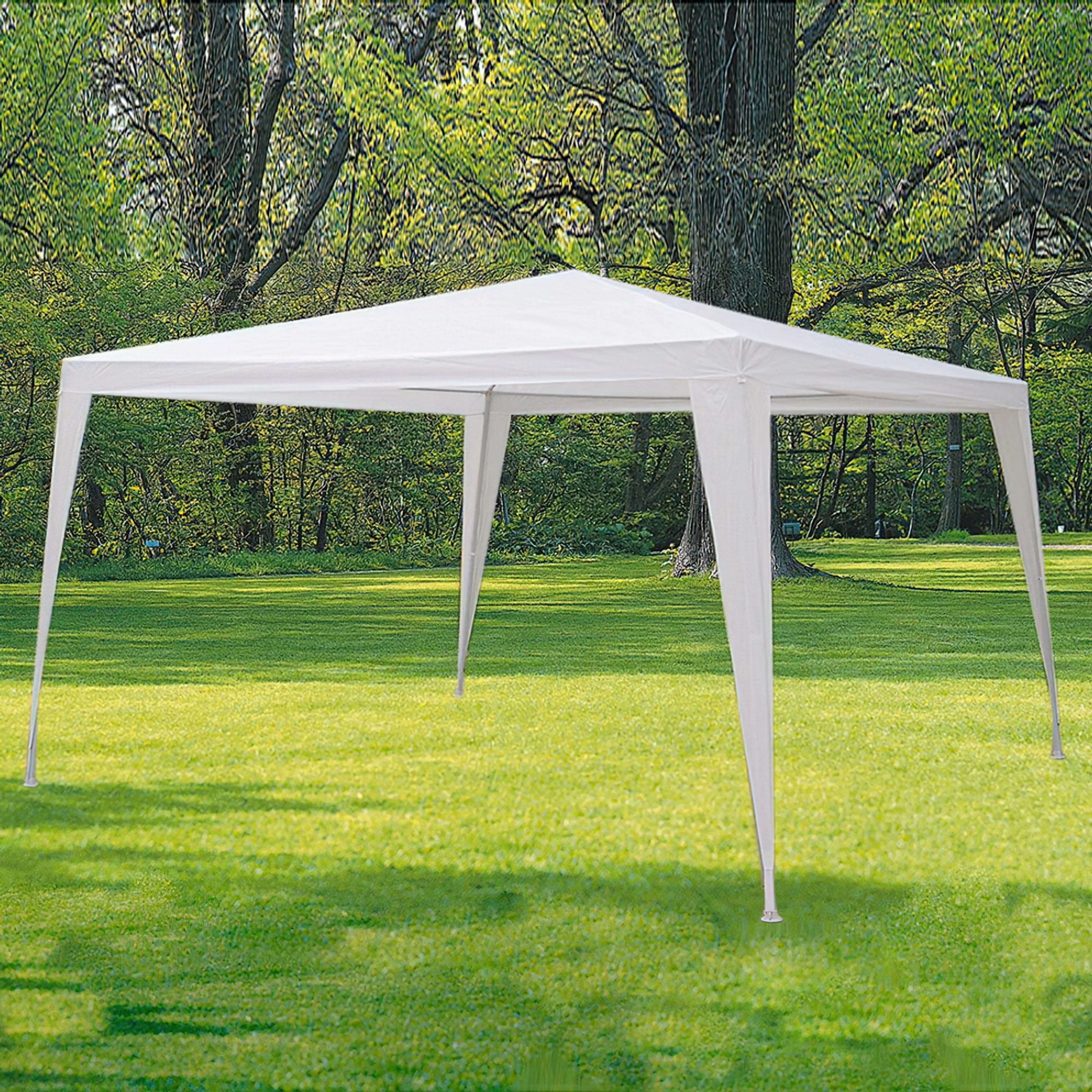 PERGOLA DESMONTABLE BLANCA, 3X3 MET