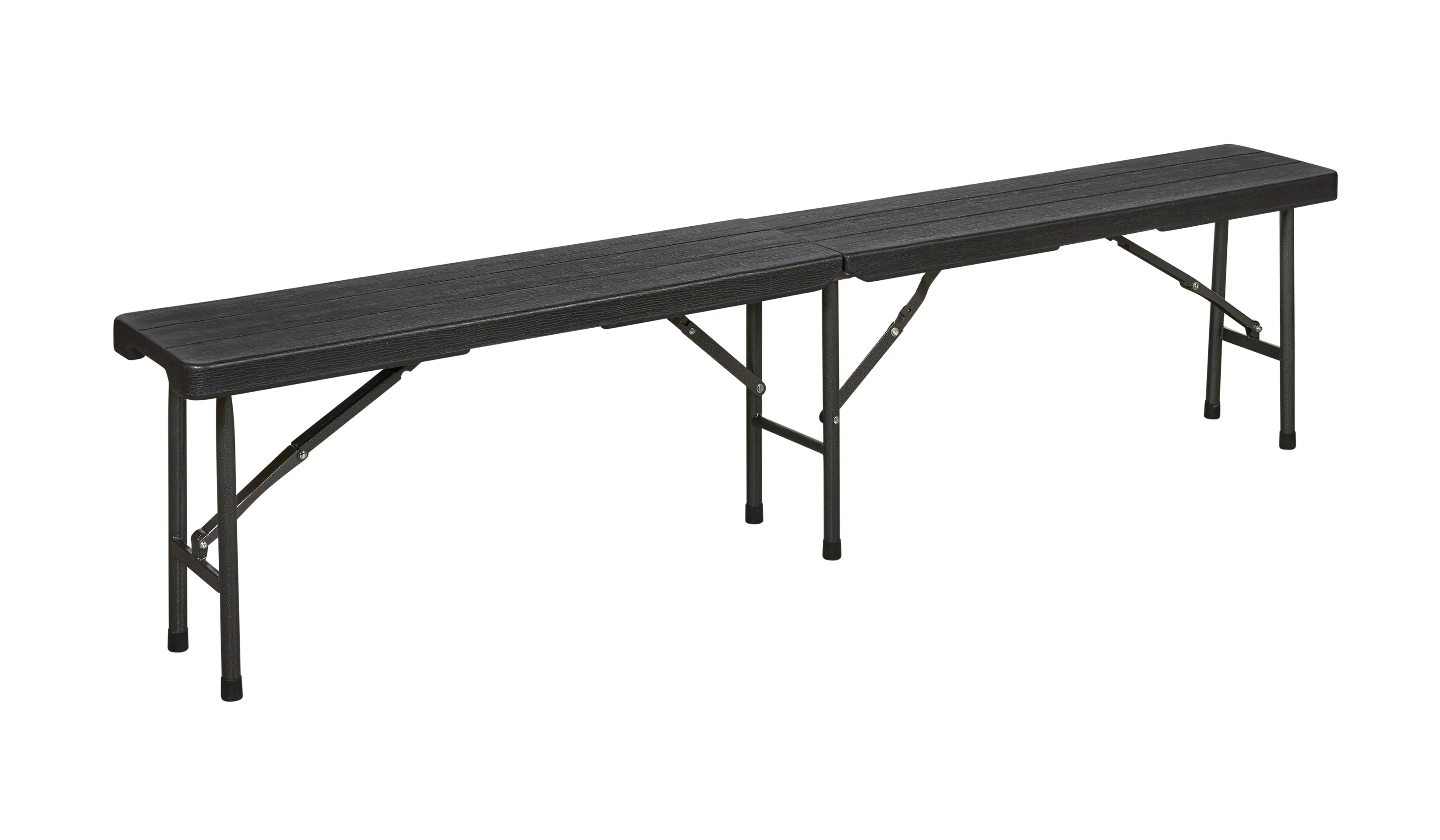 BANCO PLEGABLE GRIS ANTRACITA 180X2