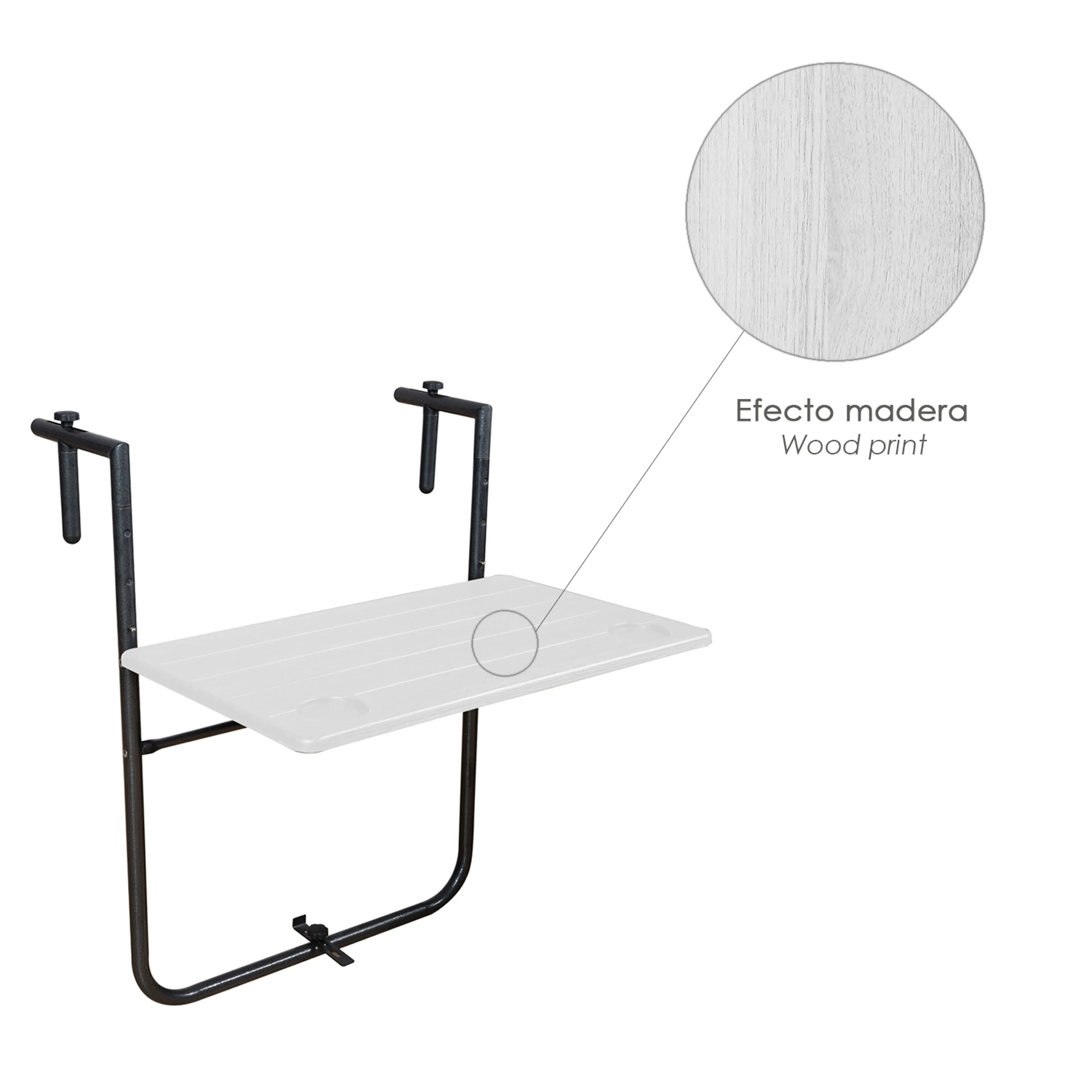 MESA PLEGABLE COLGANTE PARA BALCONE