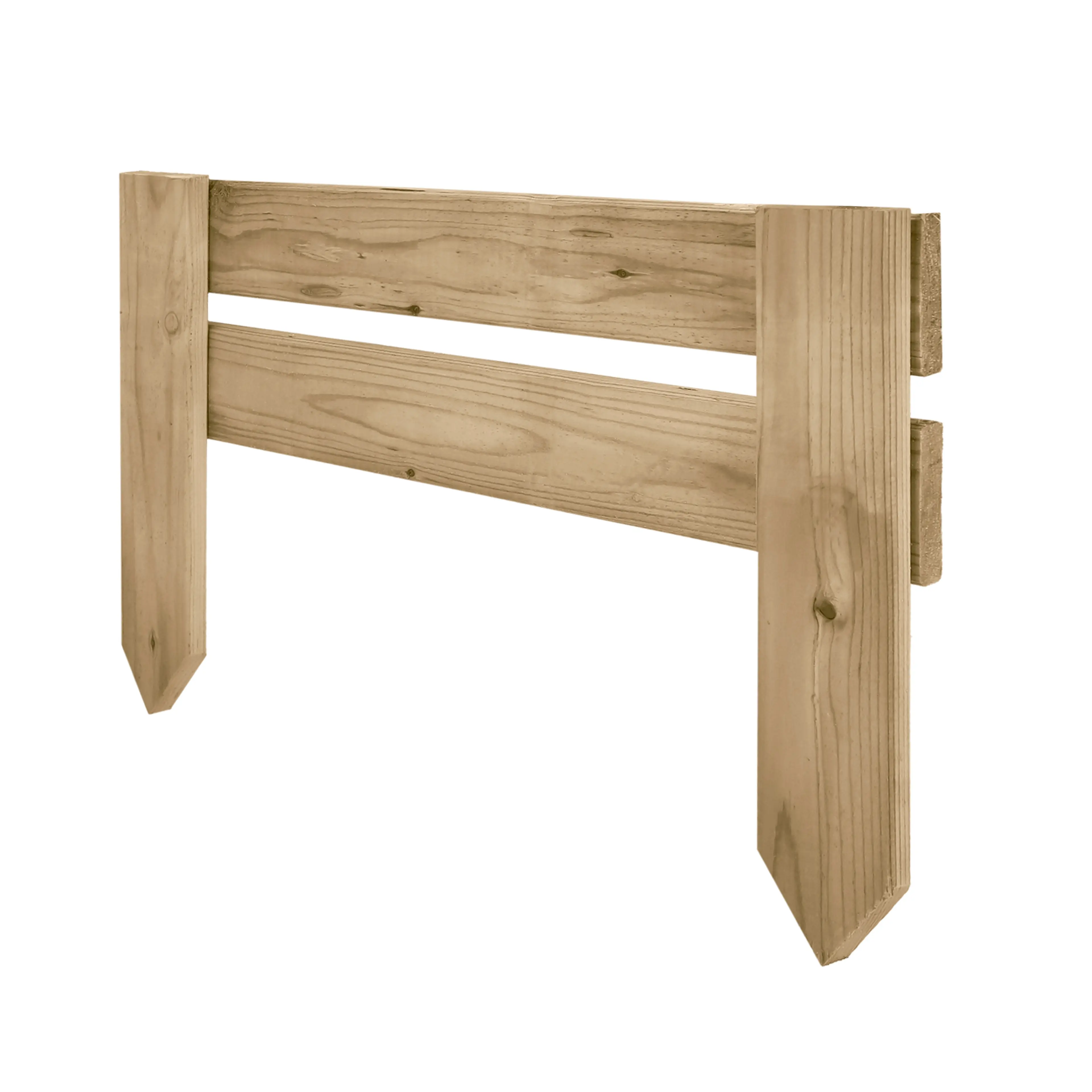 BORDO MADERA FIJO 2,8X50X 15/30 CM.