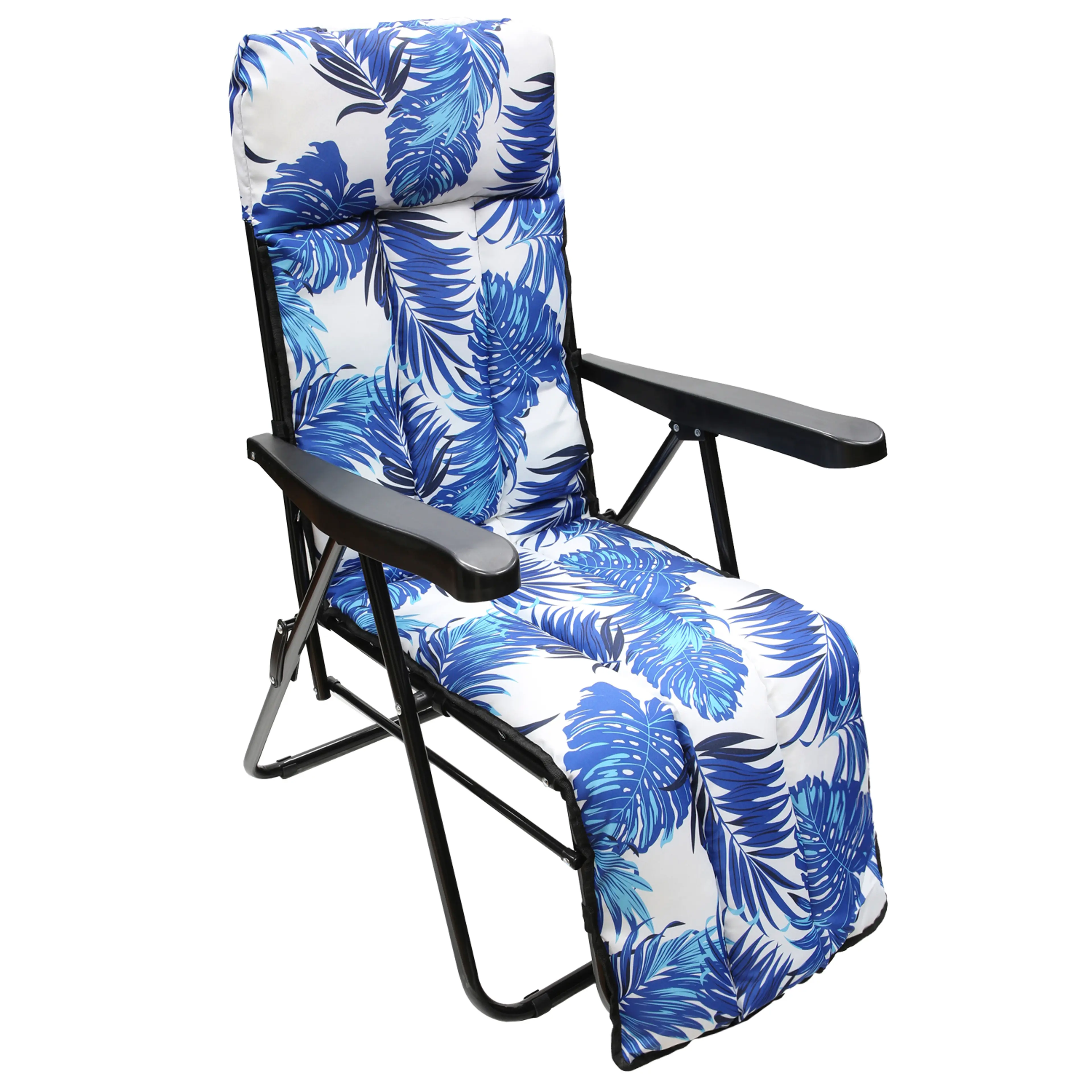 SILLA PLAYA ACOLCHADA ACERO 5 POSIC