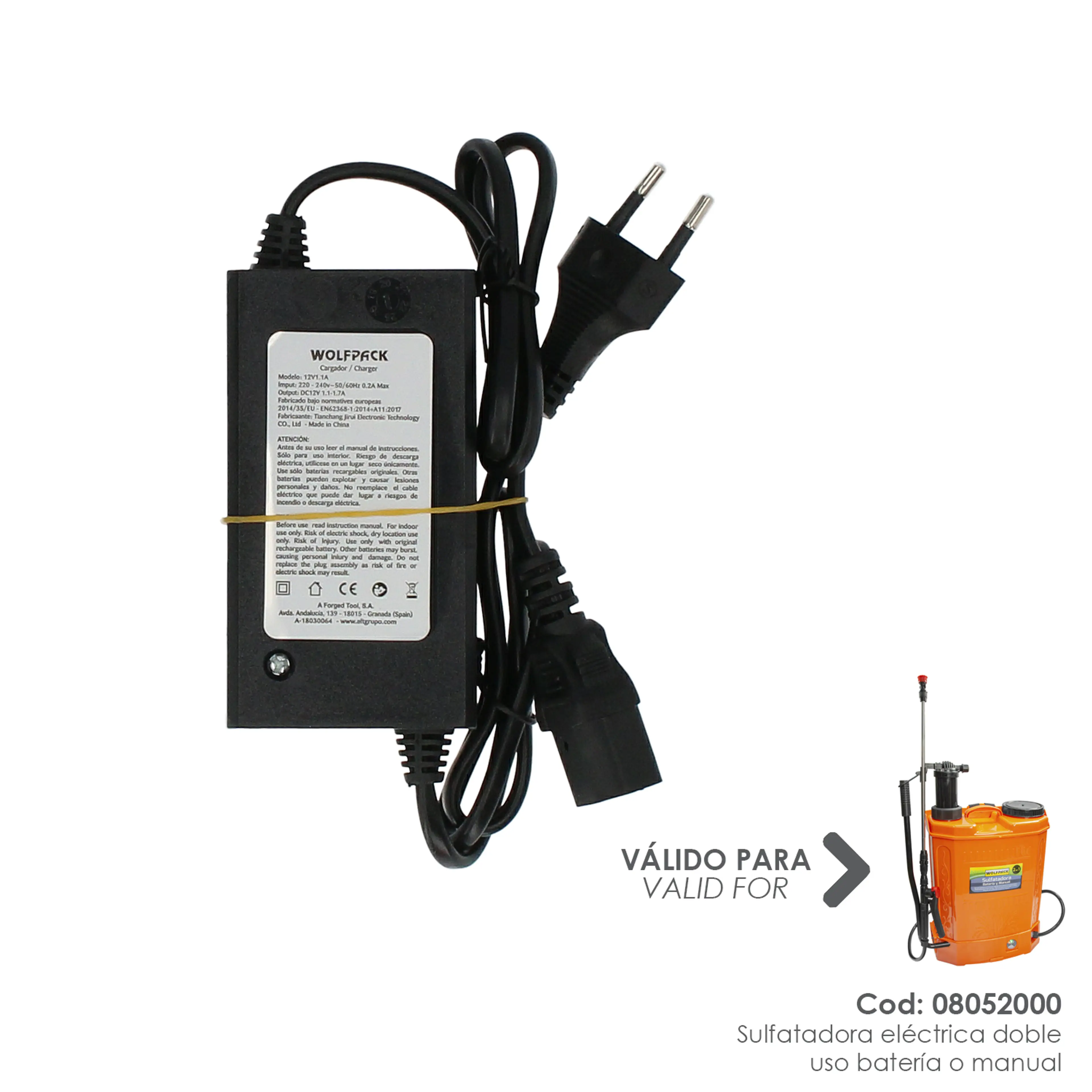CARGADOR PARA SULFATADORA 08052000 