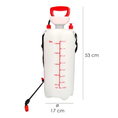 SULFATADORA MANUAL 8 LITROS PRESIÓN